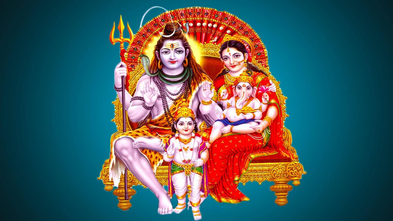 Full Hd Lord Shiva Family Images Wallpapers