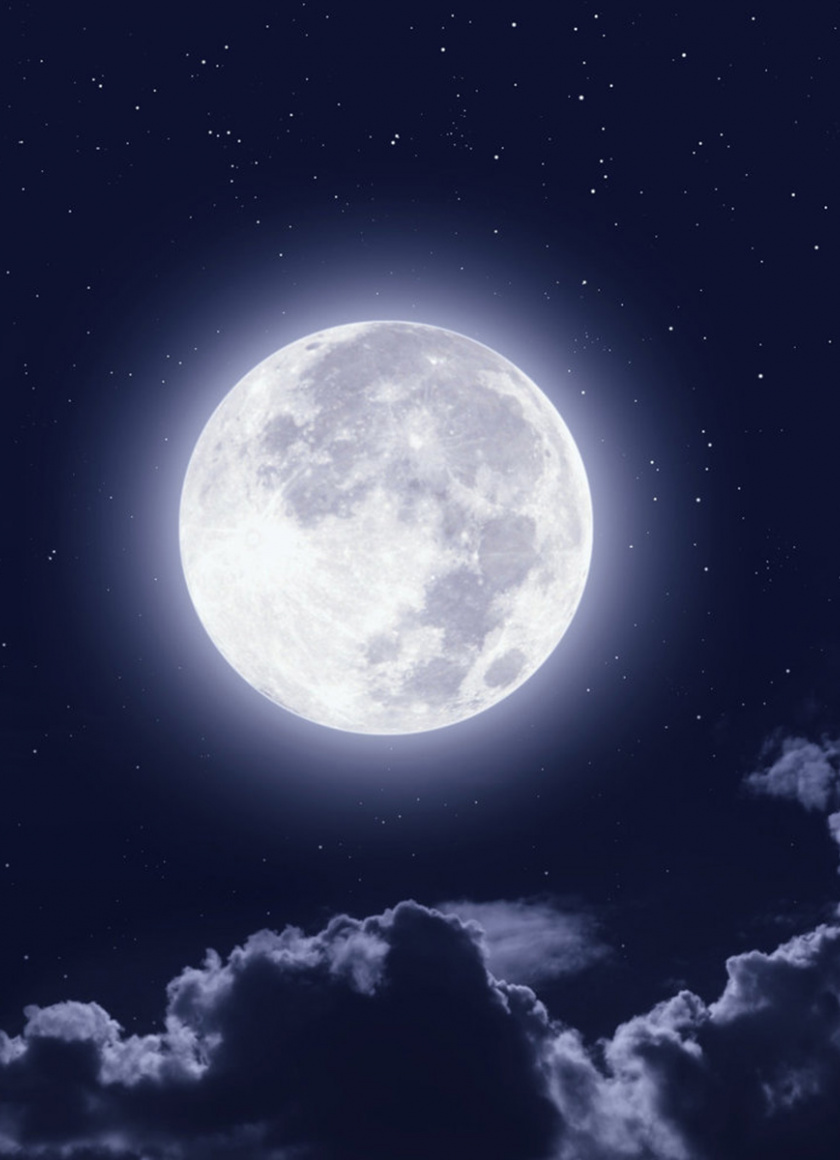 Full Moon Night 5K Wallpapers