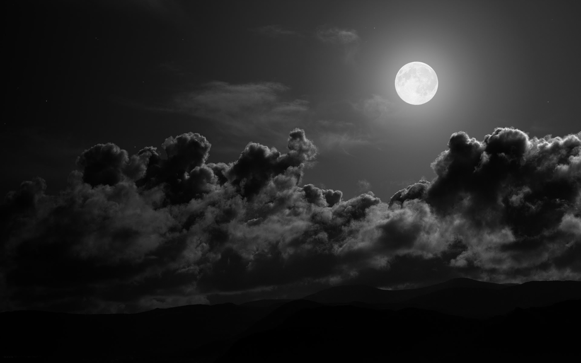 Full Moon Night 5K Wallpapers