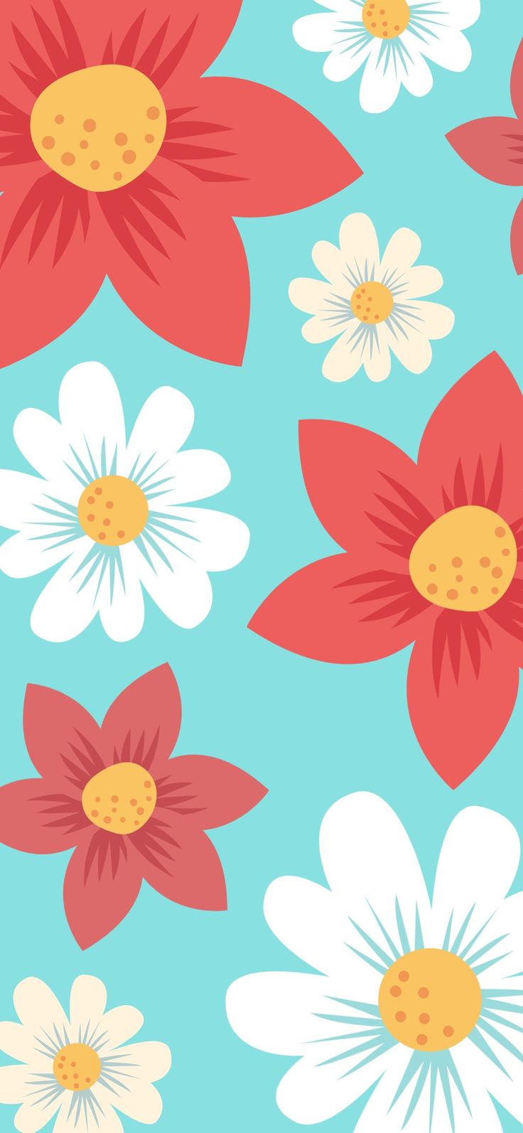Fun Floral Artwork Wallpapers