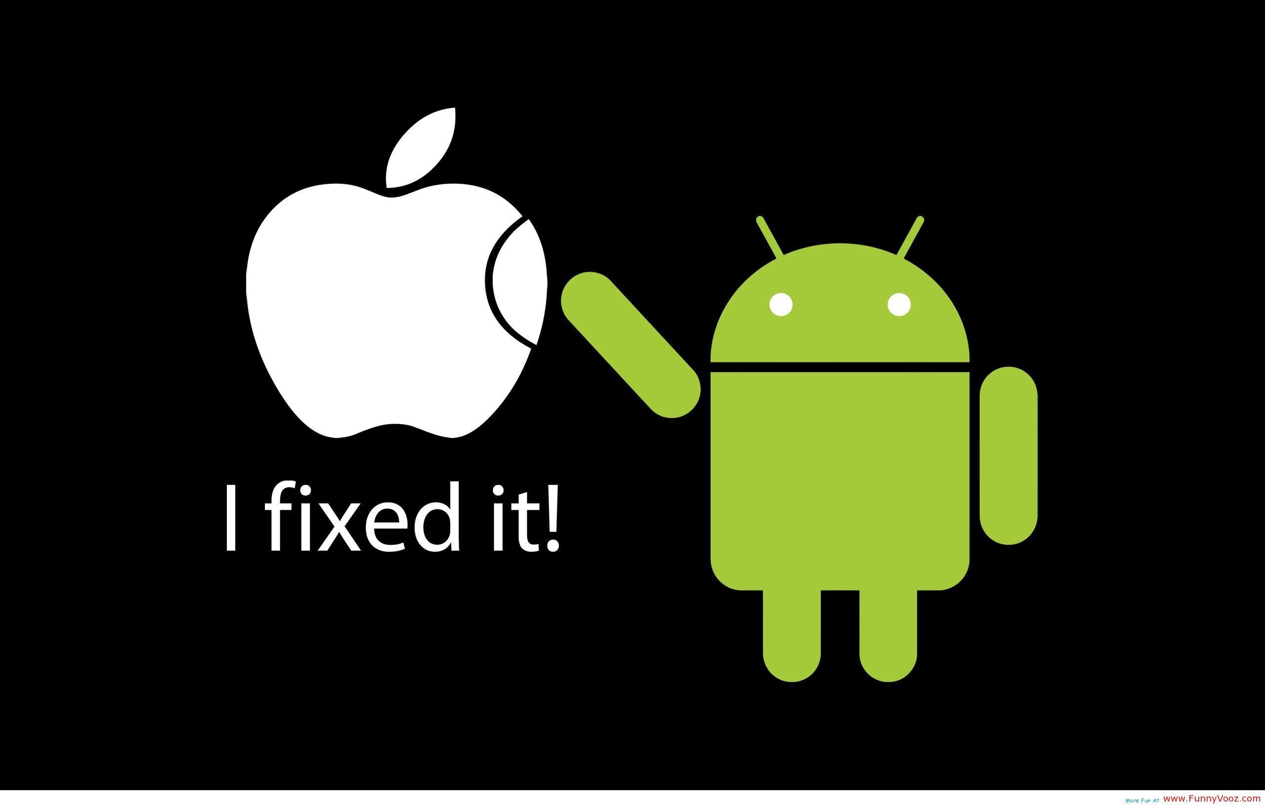 Funny Apple Logo Wallpapers