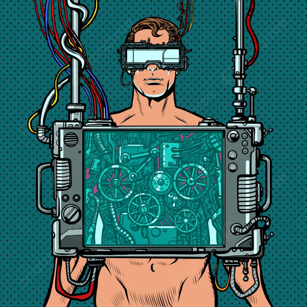 Funny Cyberpunk Robot Wallpapers