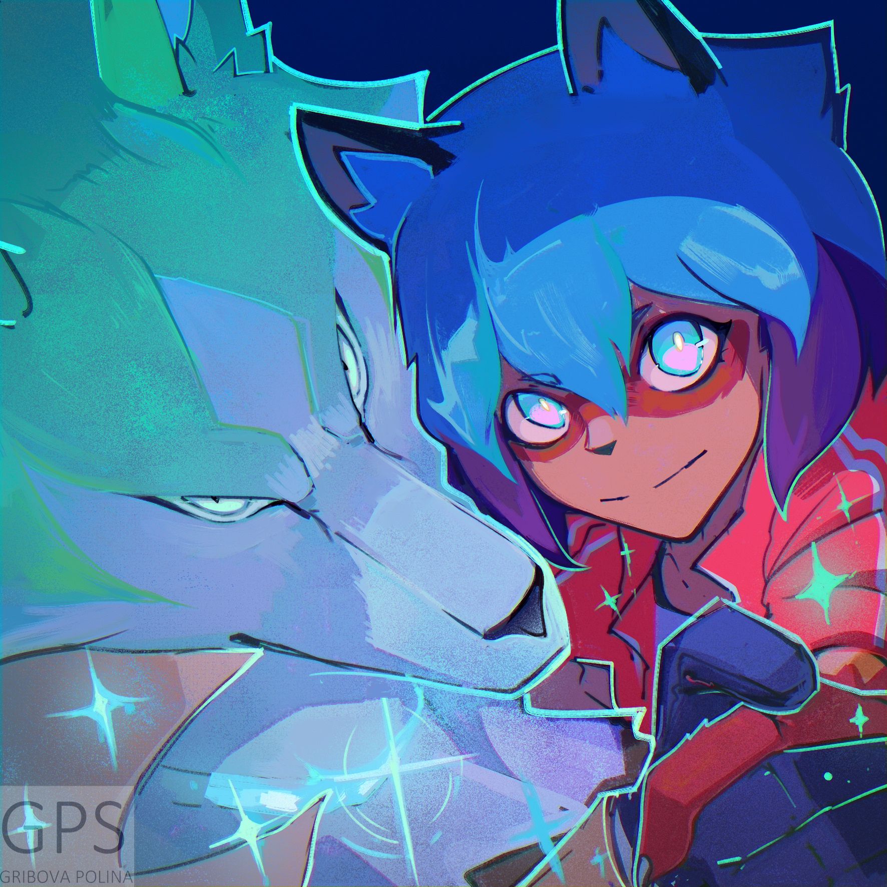 Furry Couple Anime Art Wallpapers