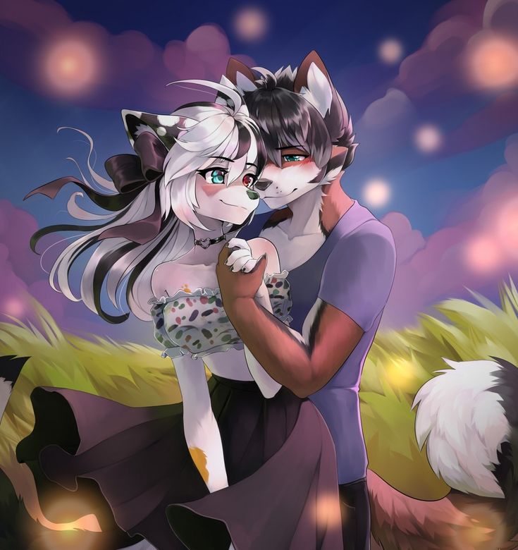 Furry Couple Anime Art Wallpapers