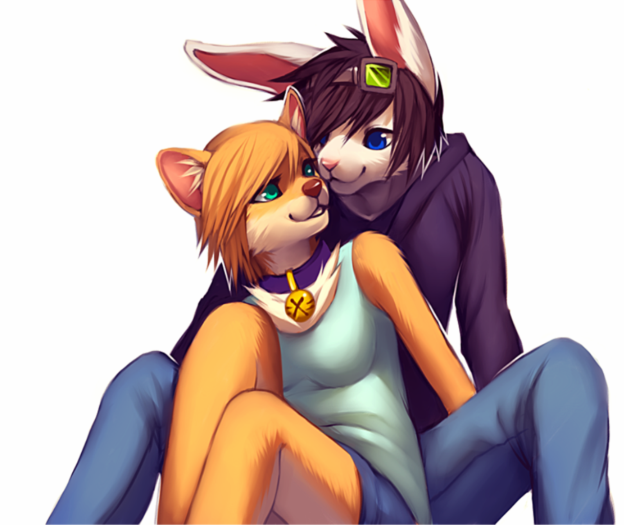 Furry Couple Anime Art Wallpapers