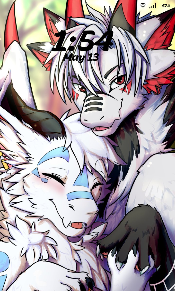 Furry Couple Anime Art Wallpapers