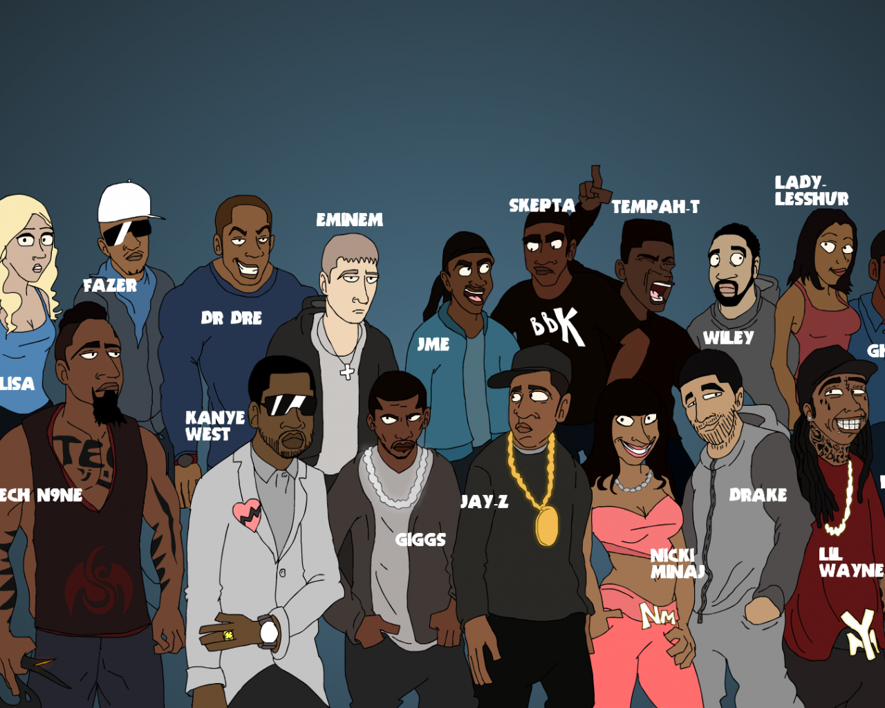 Future Rapper Cartoon Wallpapers