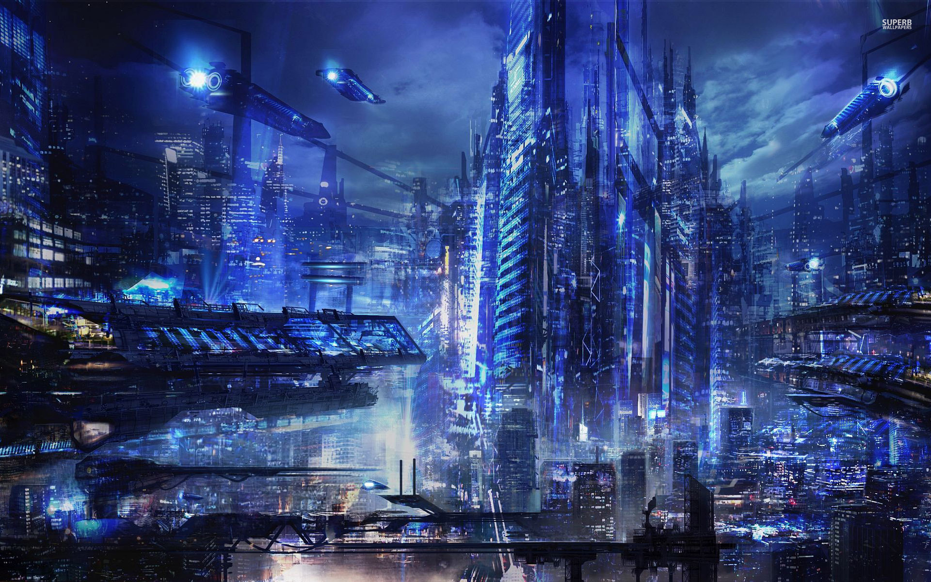 Future Tech City Wallpapers