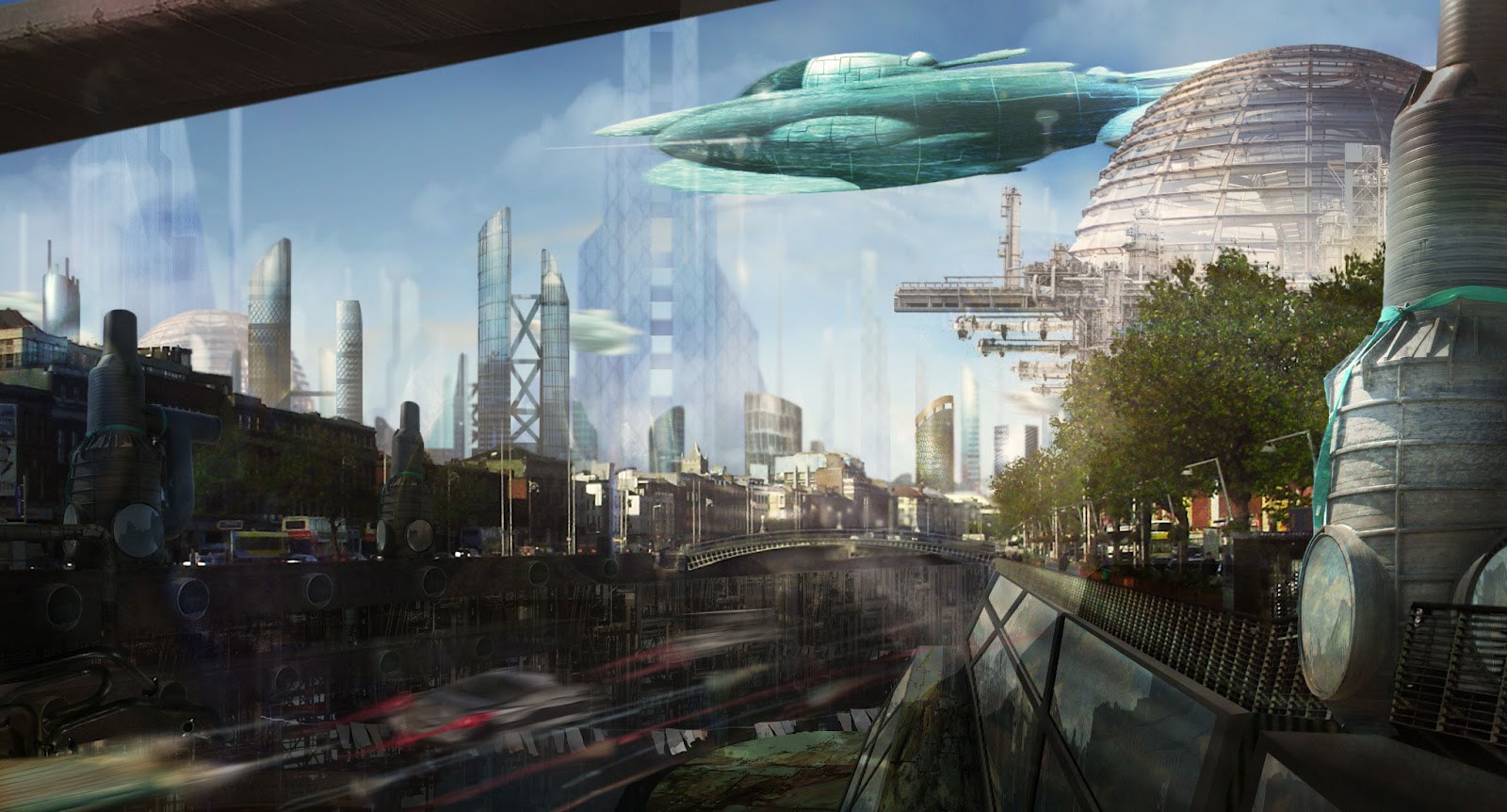 Future Tech City Wallpapers
