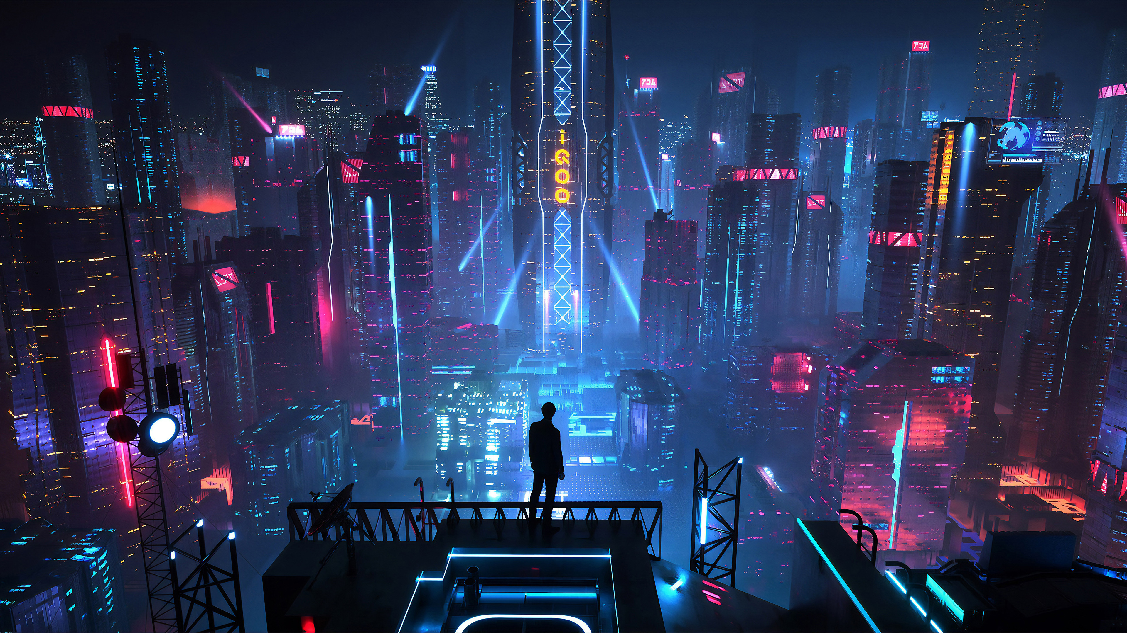 Futuristic 4K Cityscape Wallpapers