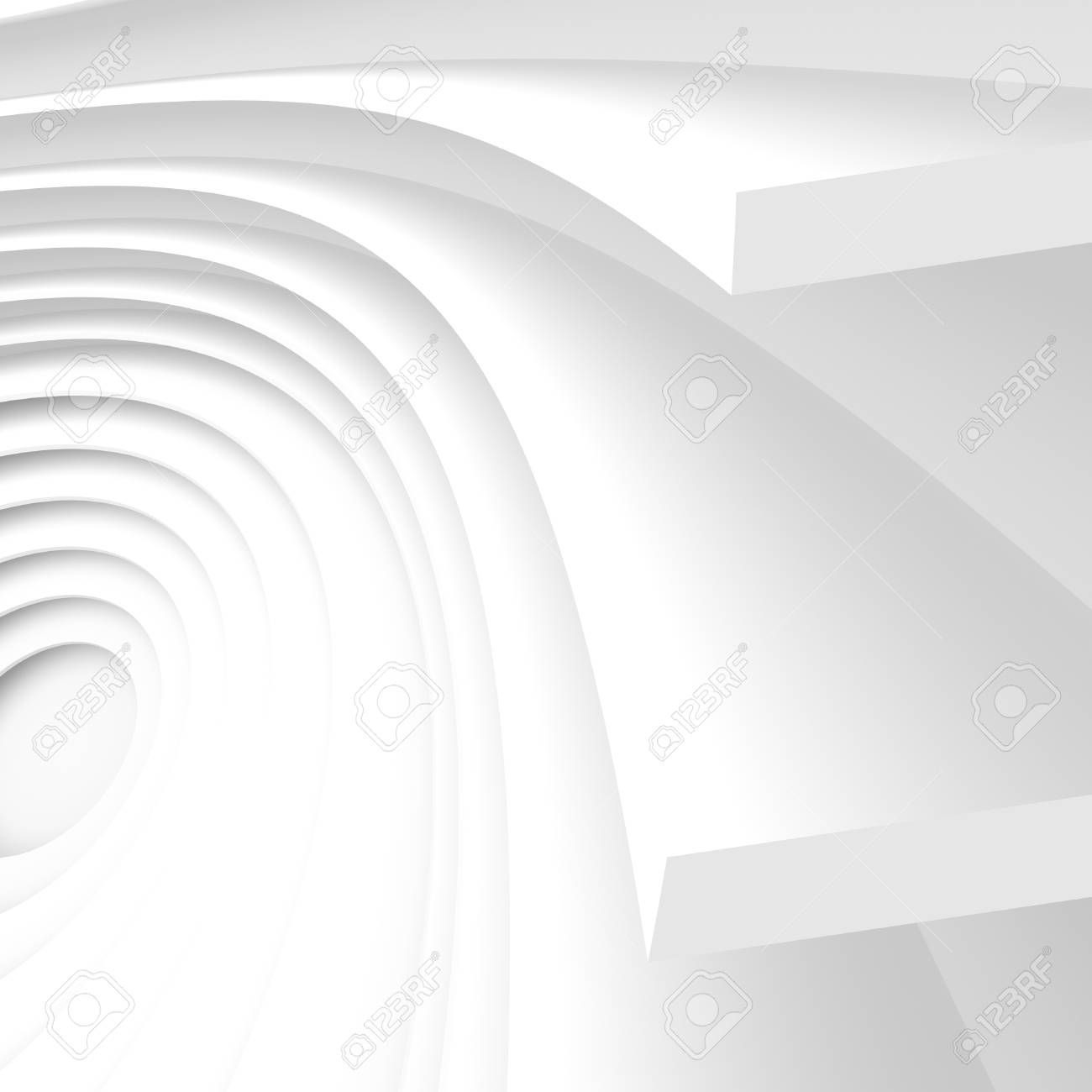 Futuristic Background White