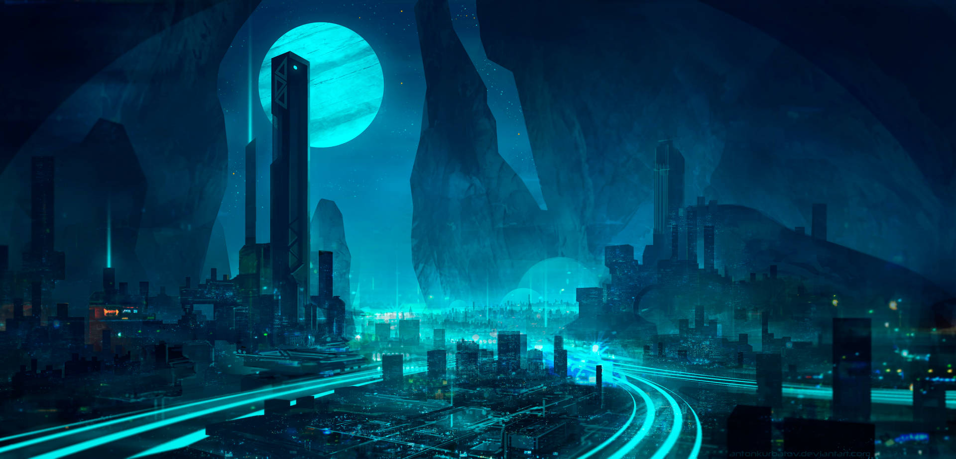 Futuristic Cities Wallpapers