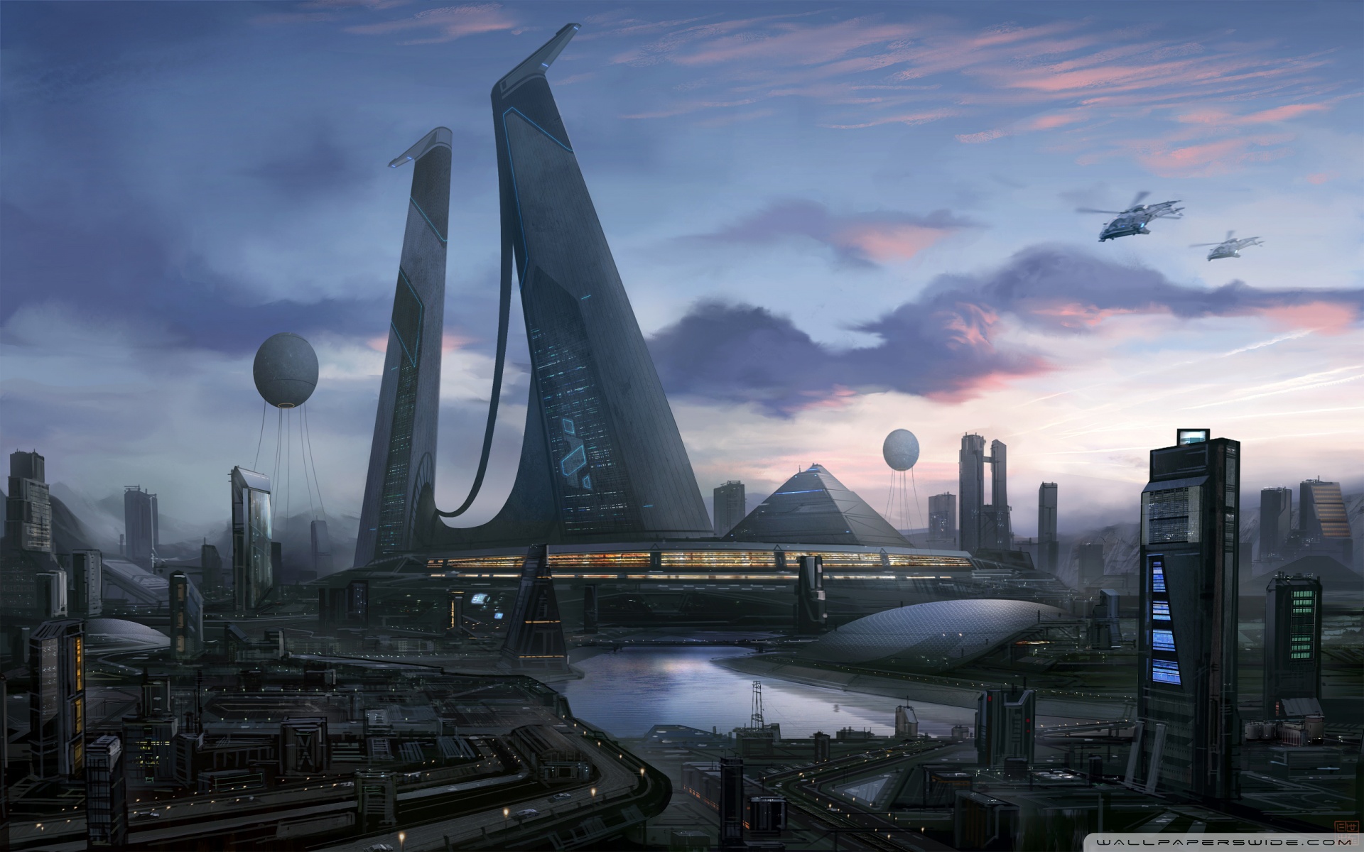 Futuristic Cities Wallpapers