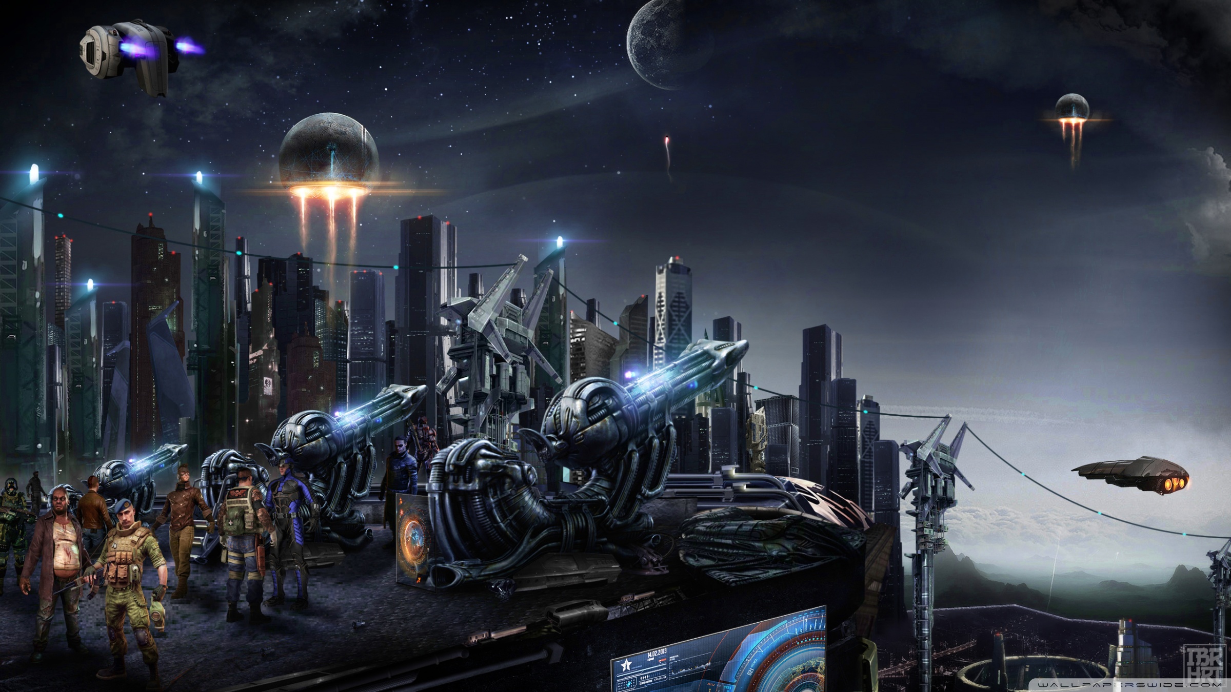 Futuristic Cities Wallpapers