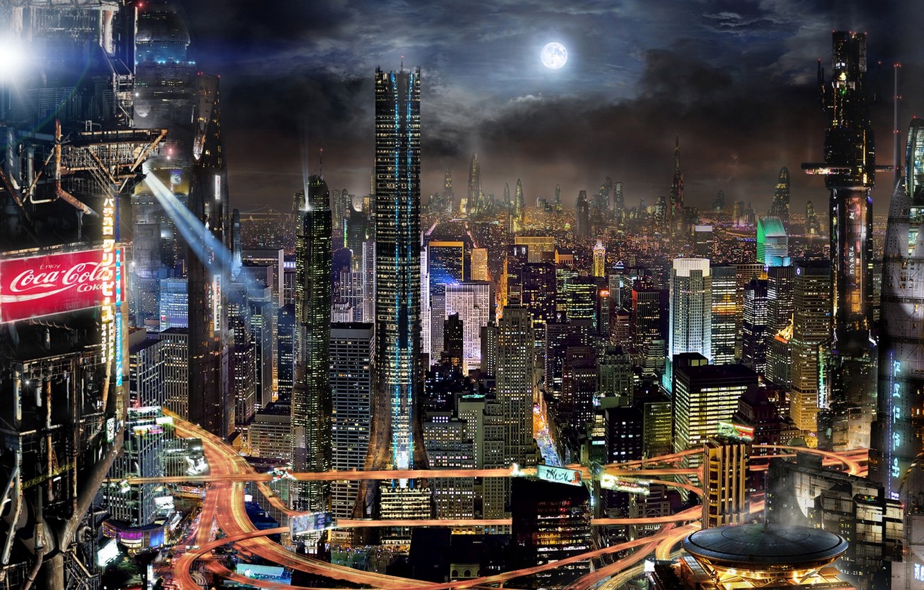 Futuristic City Night Wallpapers