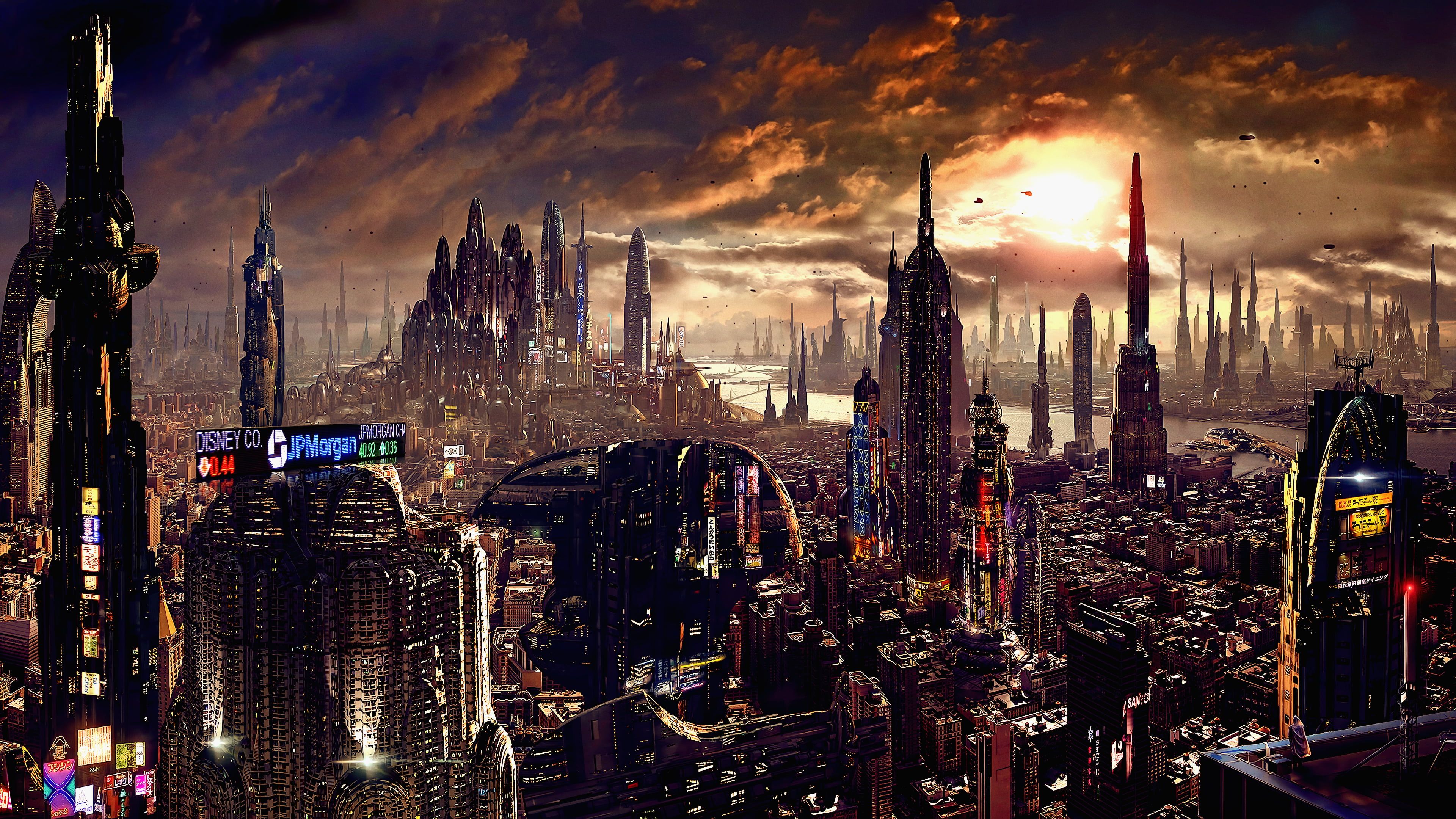 Futuristic Cityscape Wallpapers