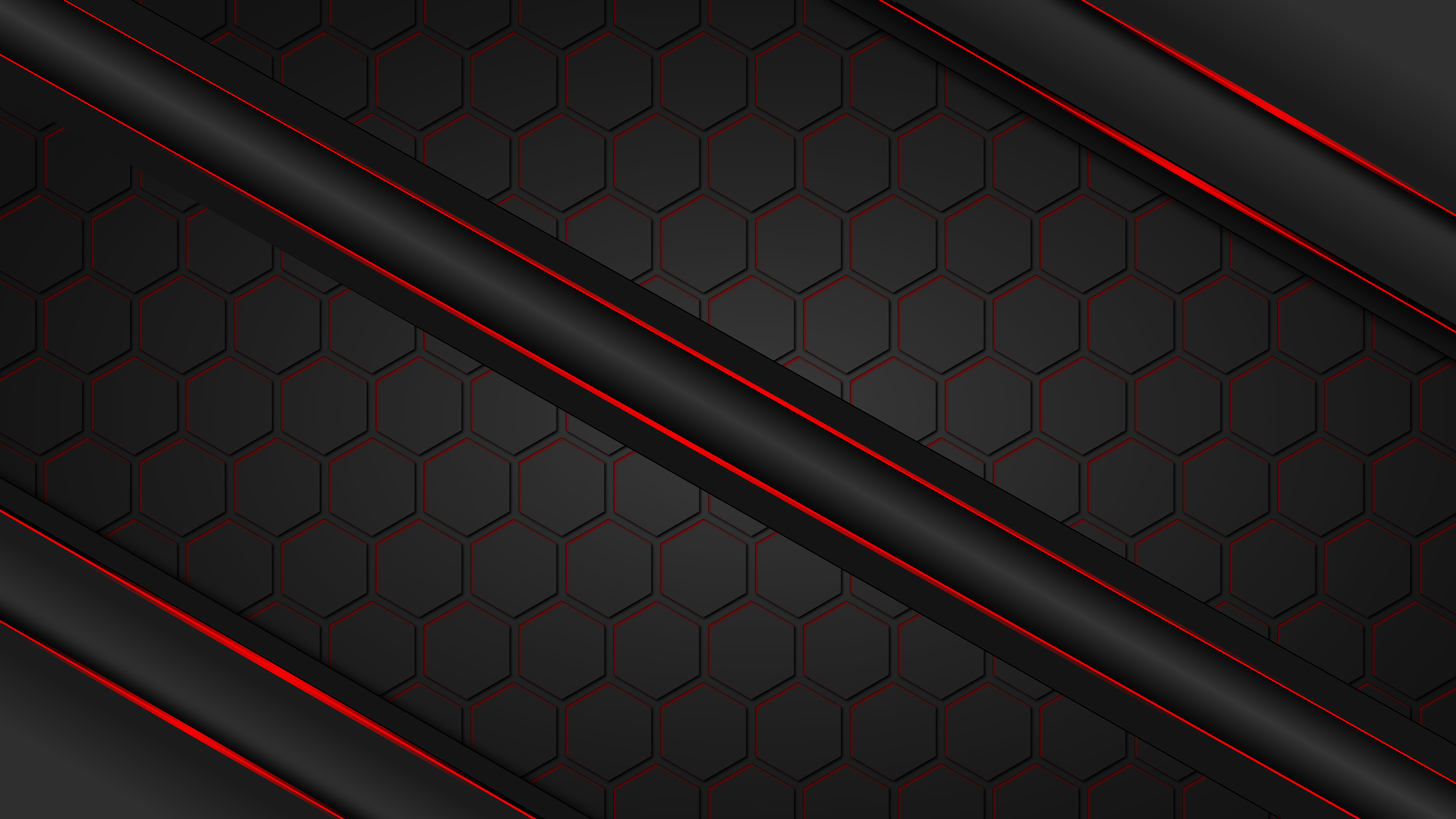 Futuristic Dark Hexagon 10K Wallpapers