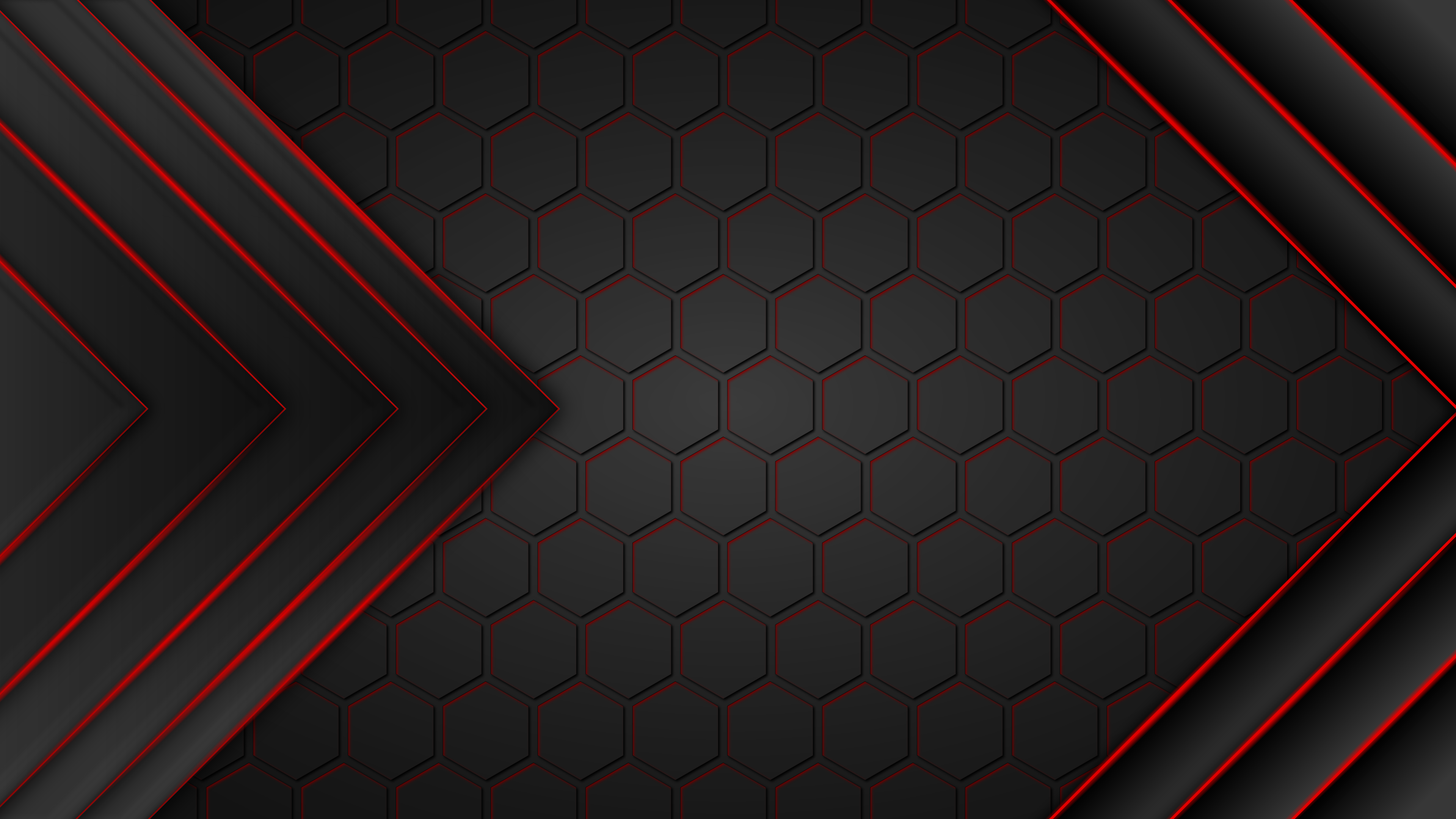Futuristic Dark Hexagon 10K Wallpapers