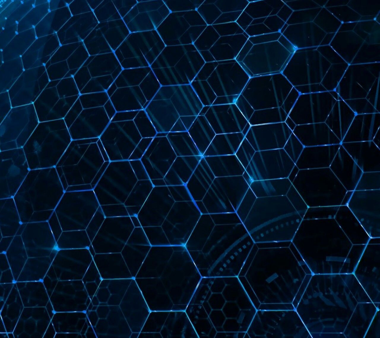 Futuristic Dark Hexagon 10K Wallpapers