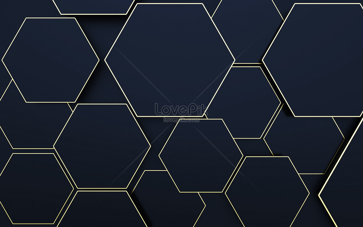 Futuristic Dark Hexagon 10K Wallpapers