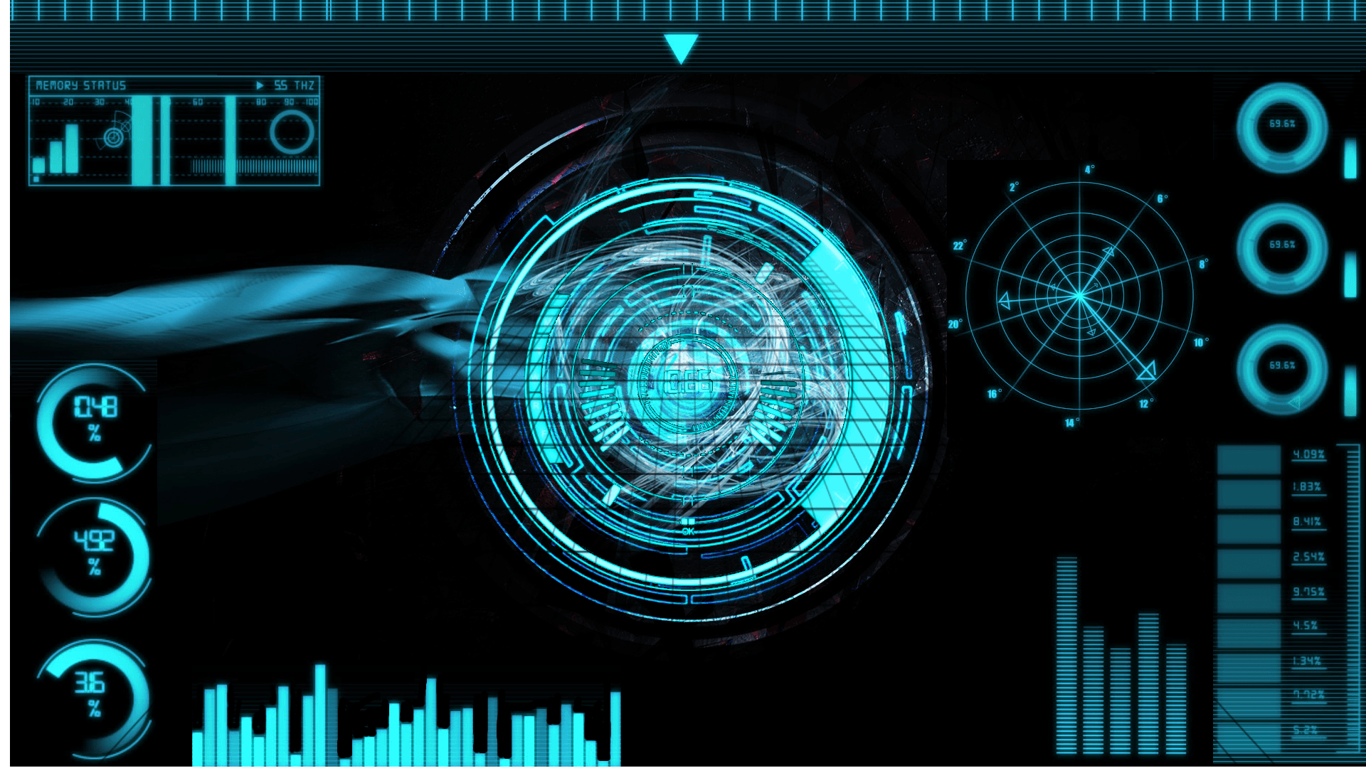 Futuristic Sci-Fi Hud Wallpapers