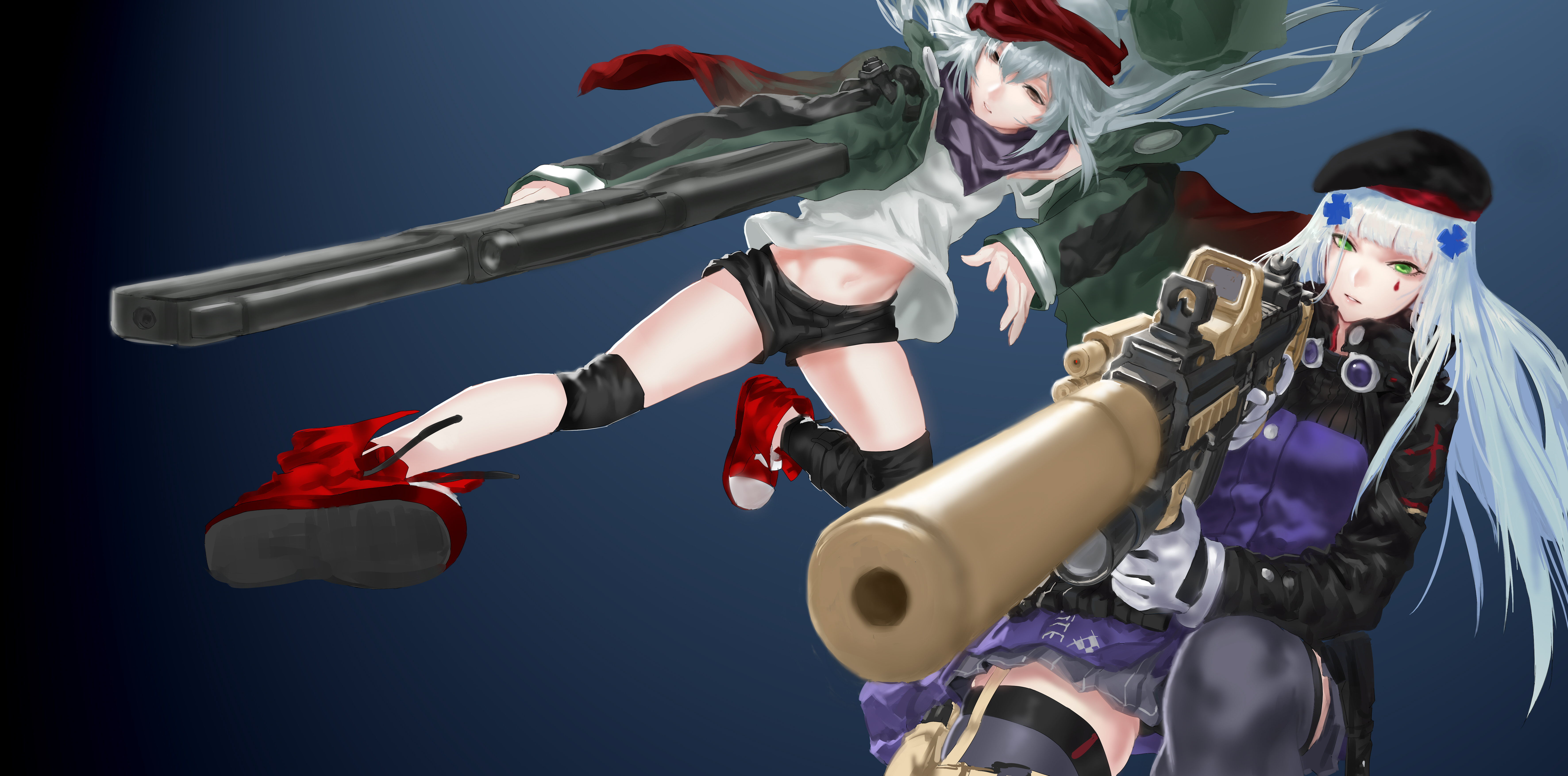 G11 And Hk416 Girls Frontline Wallpapers