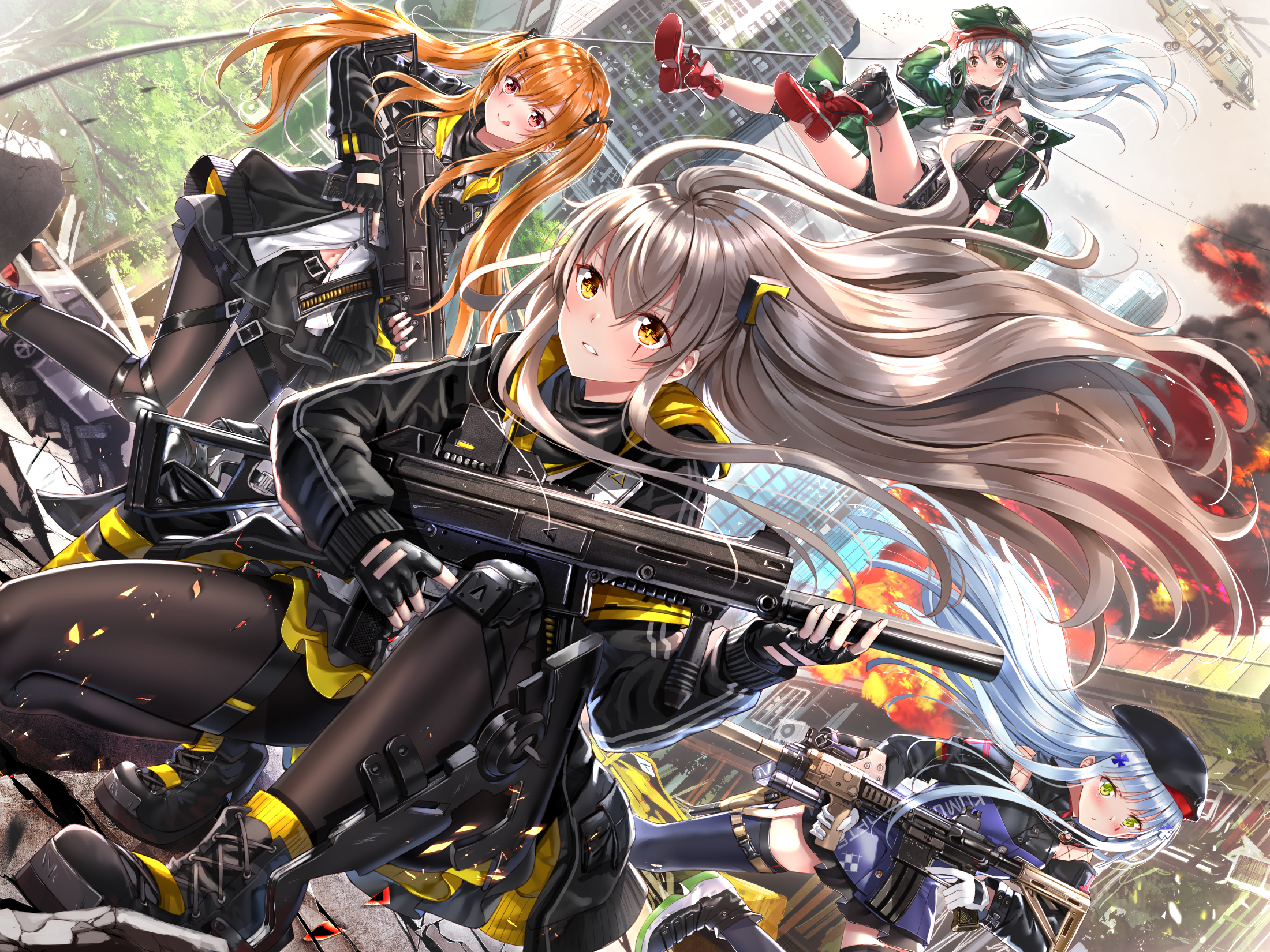 G11 And Hk416 Girls Frontline Wallpapers