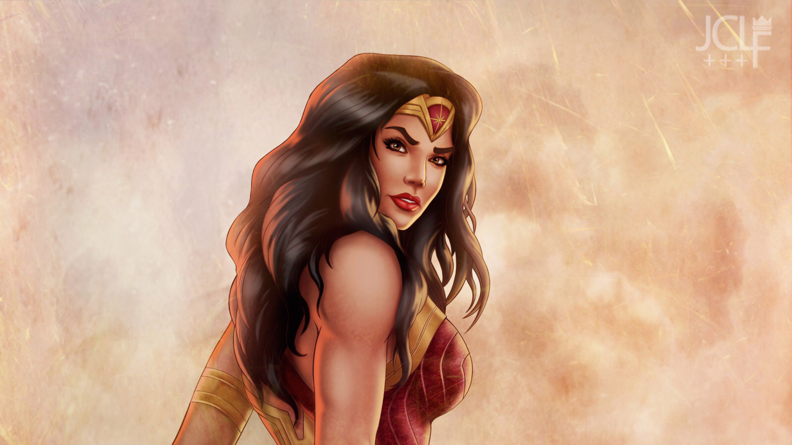 Gal Gadot Wonder Woman Digital Draw Wallpapers