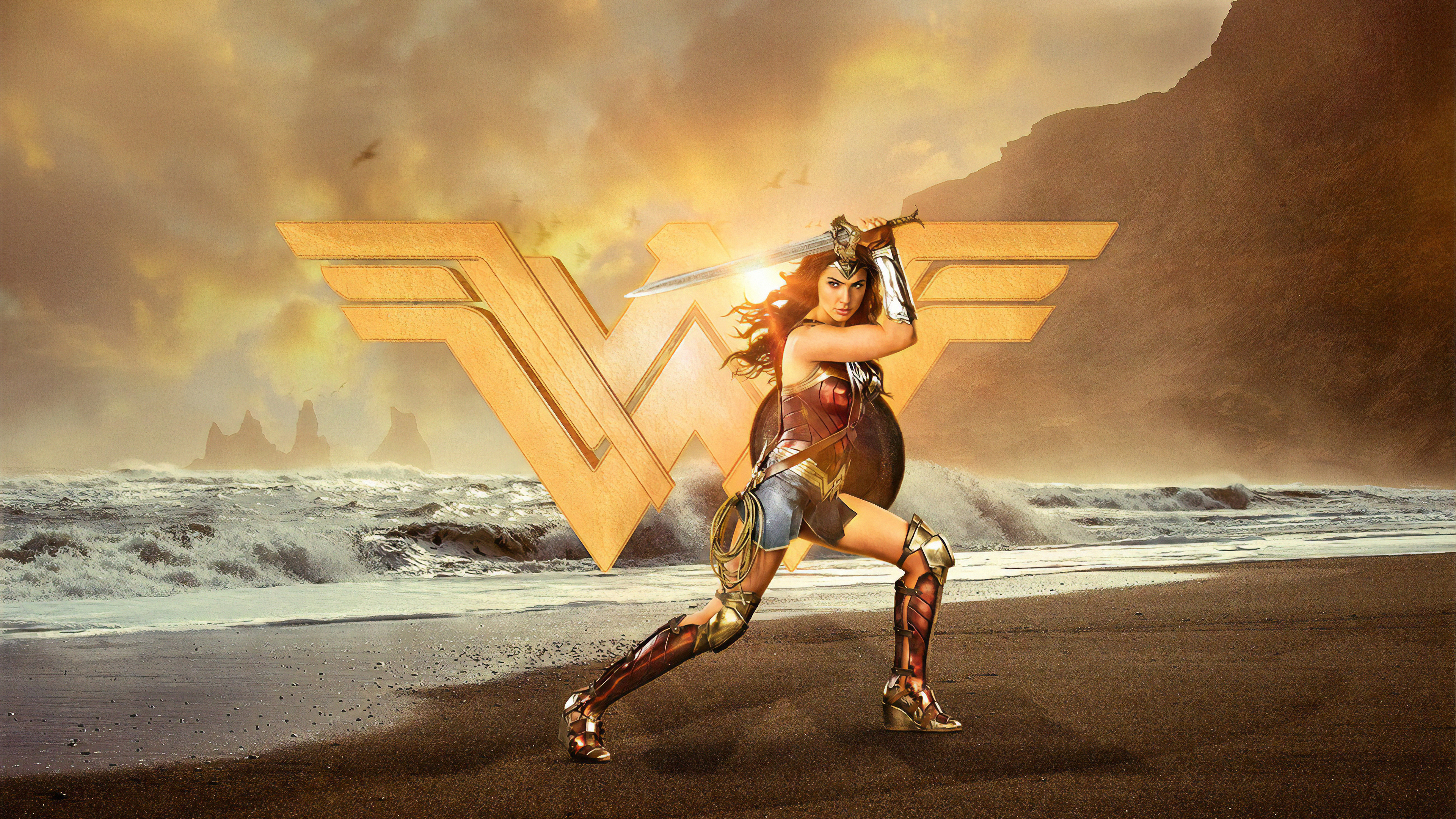 Gal Gadot Wonder Woman Digital Draw Wallpapers