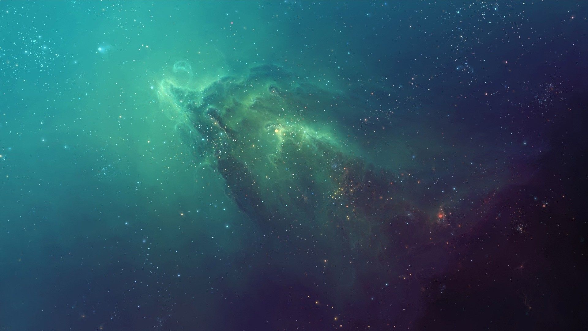 Galaxy Blue And Green Wallpapers