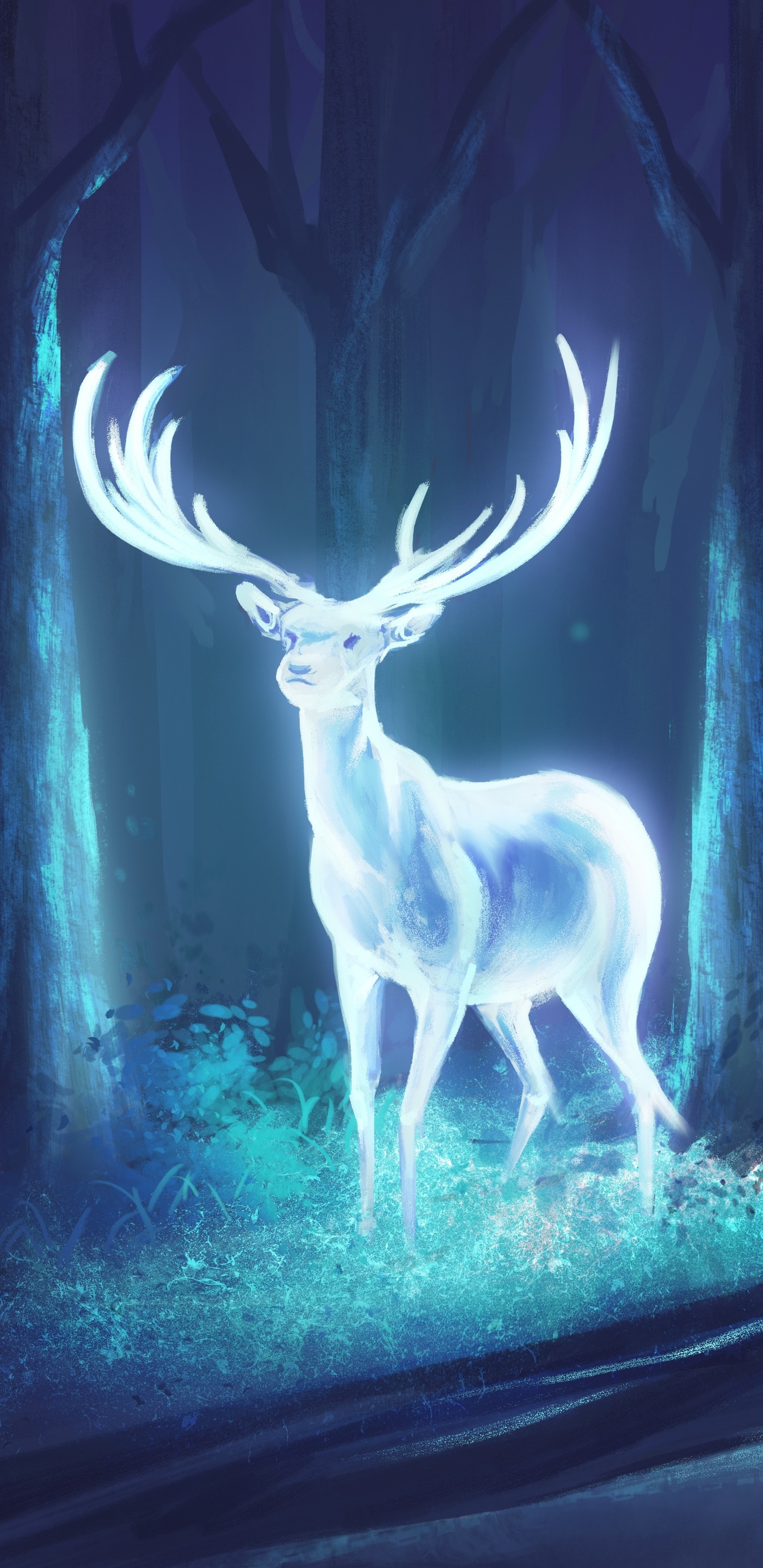 Galaxy Deer Wallpapers