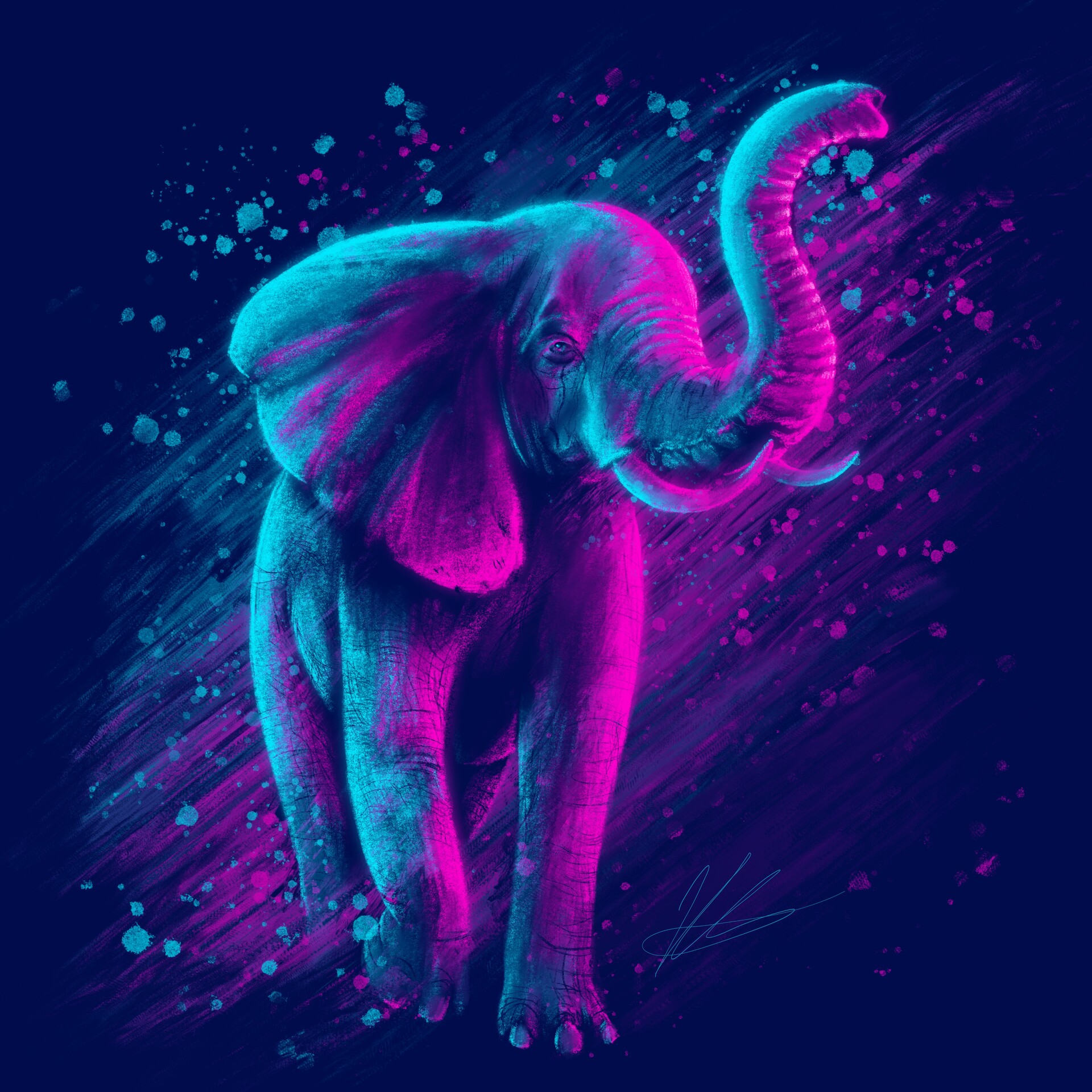 Galaxy Elephant Wallpapers