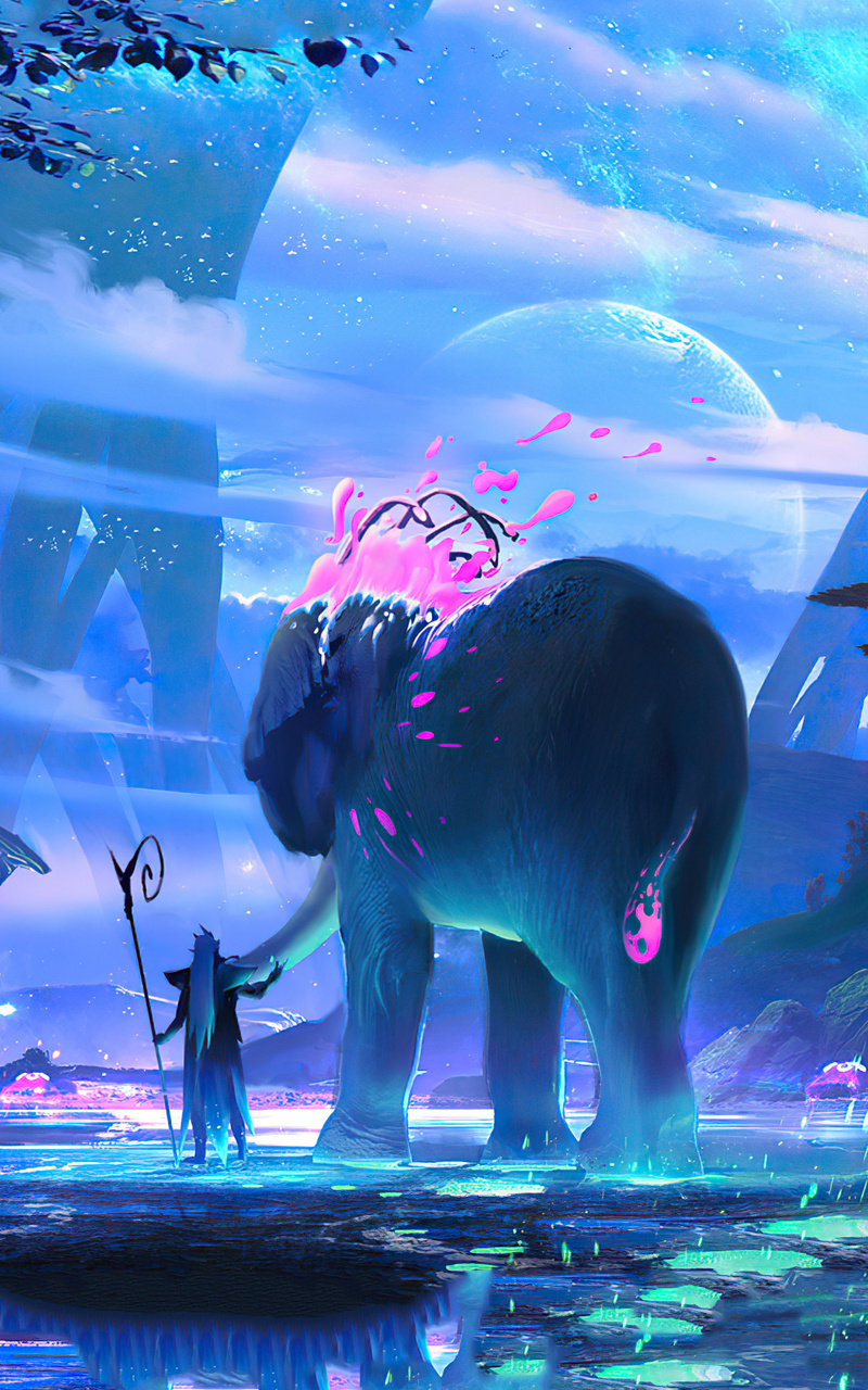 Galaxy Elephant Wallpapers