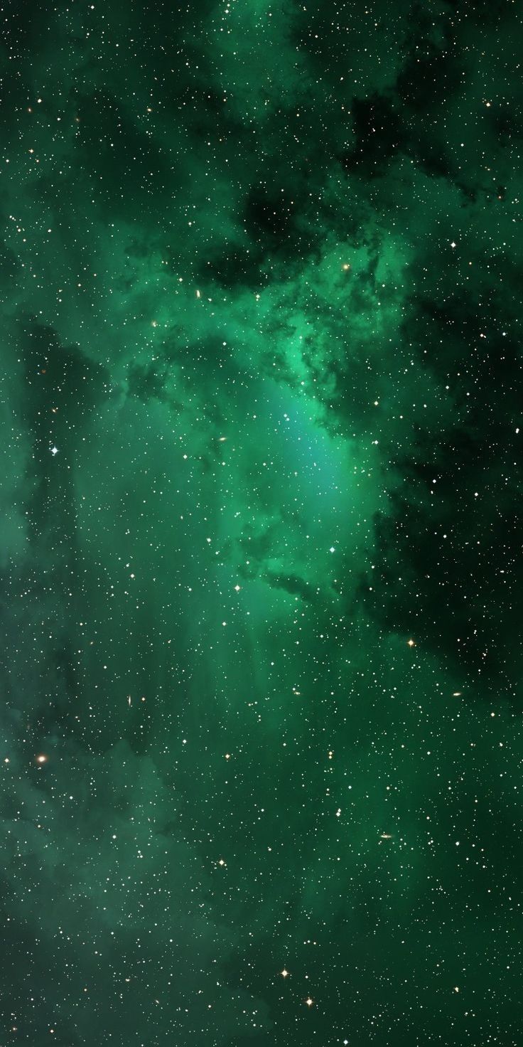 Galaxy Green Space Wallpapers