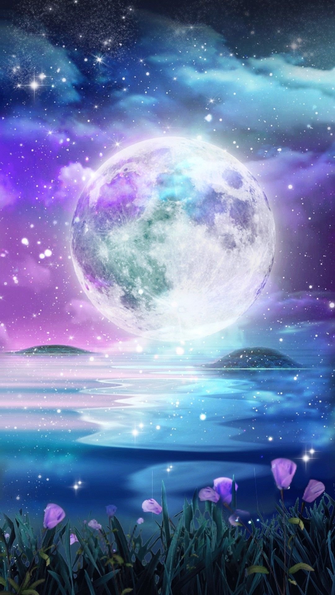 Galaxy Moon Wallpapers