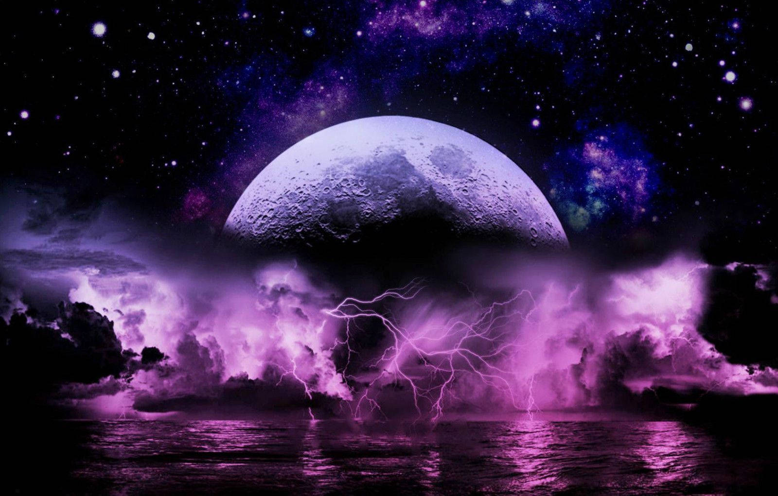 Galaxy Moon Wallpapers