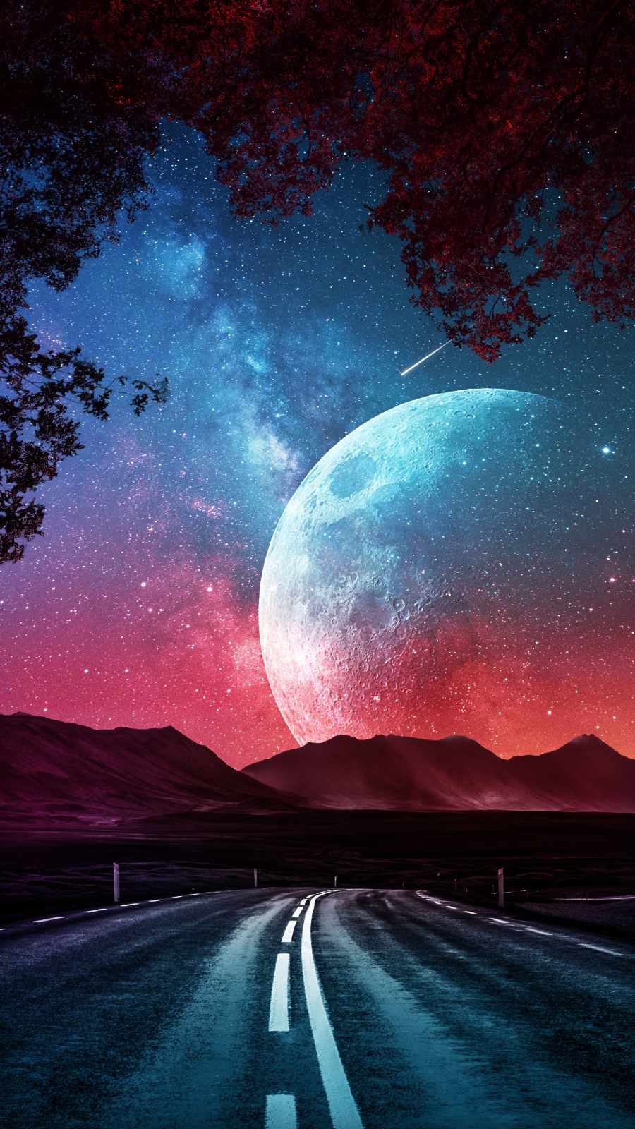 Galaxy Moon Wallpapers