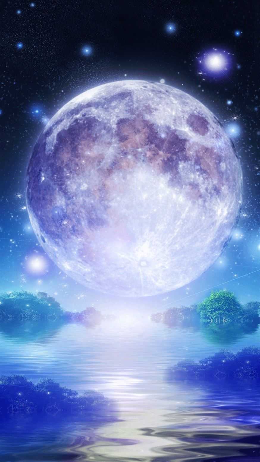 Galaxy Moon Wallpapers