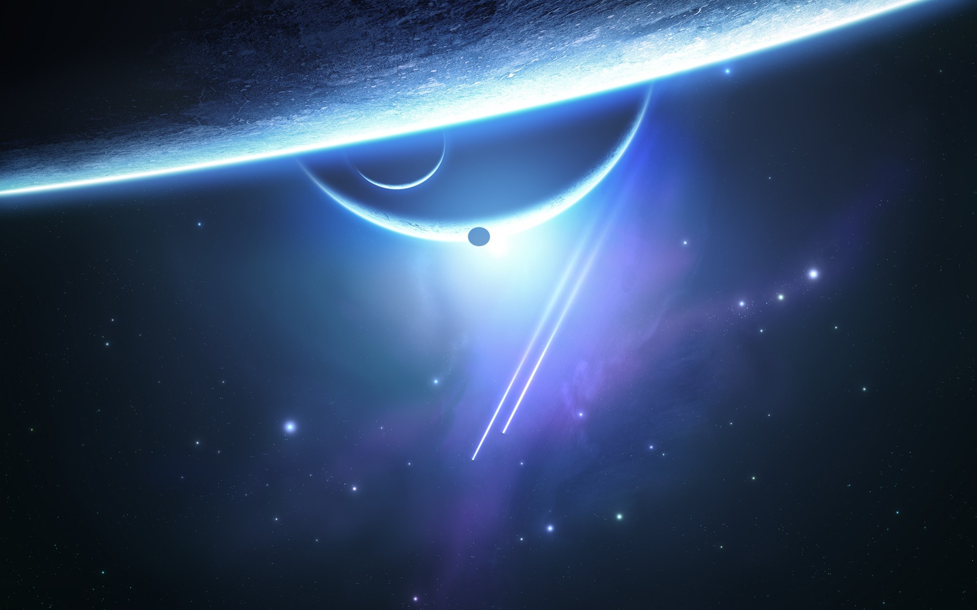 Galaxy Moon Wallpapers