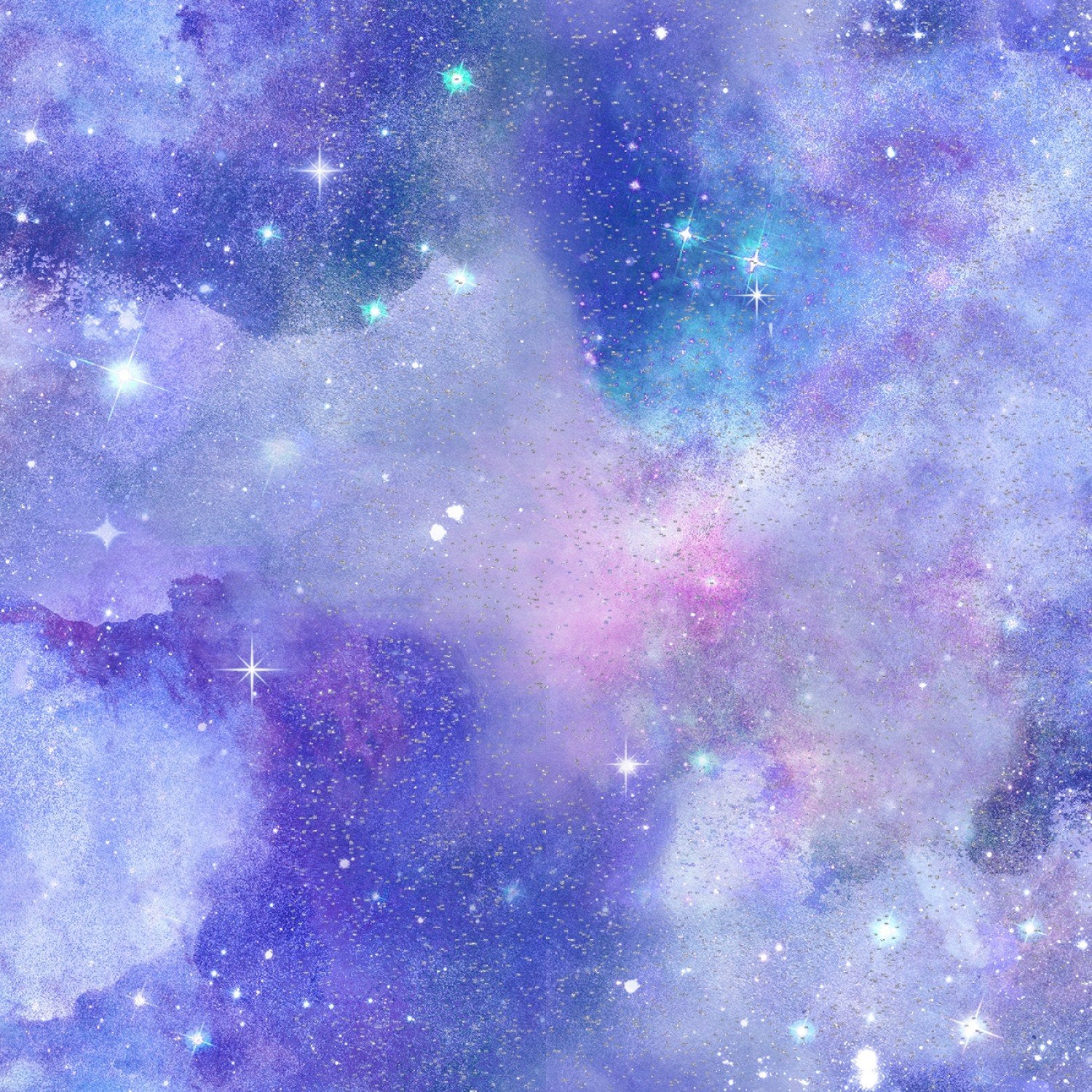 Galaxy Ombre Glitter Background