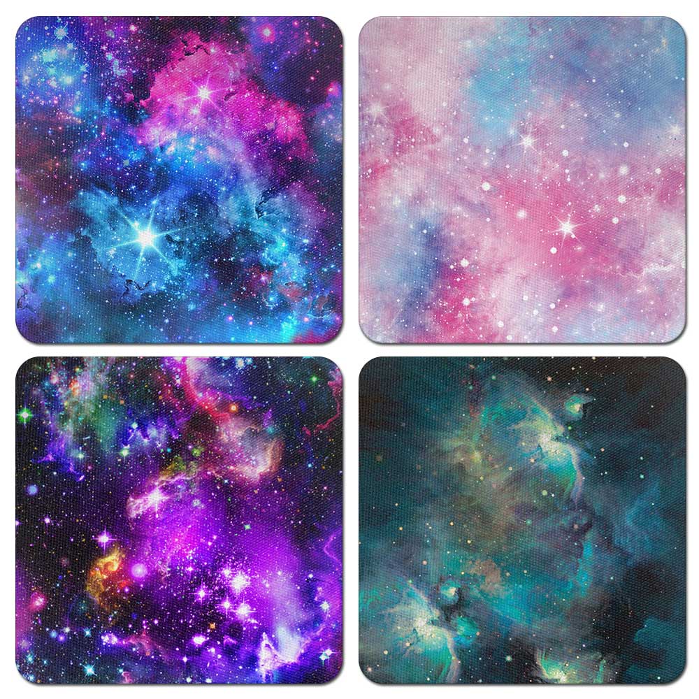 Galaxy Ombre Glitter Background