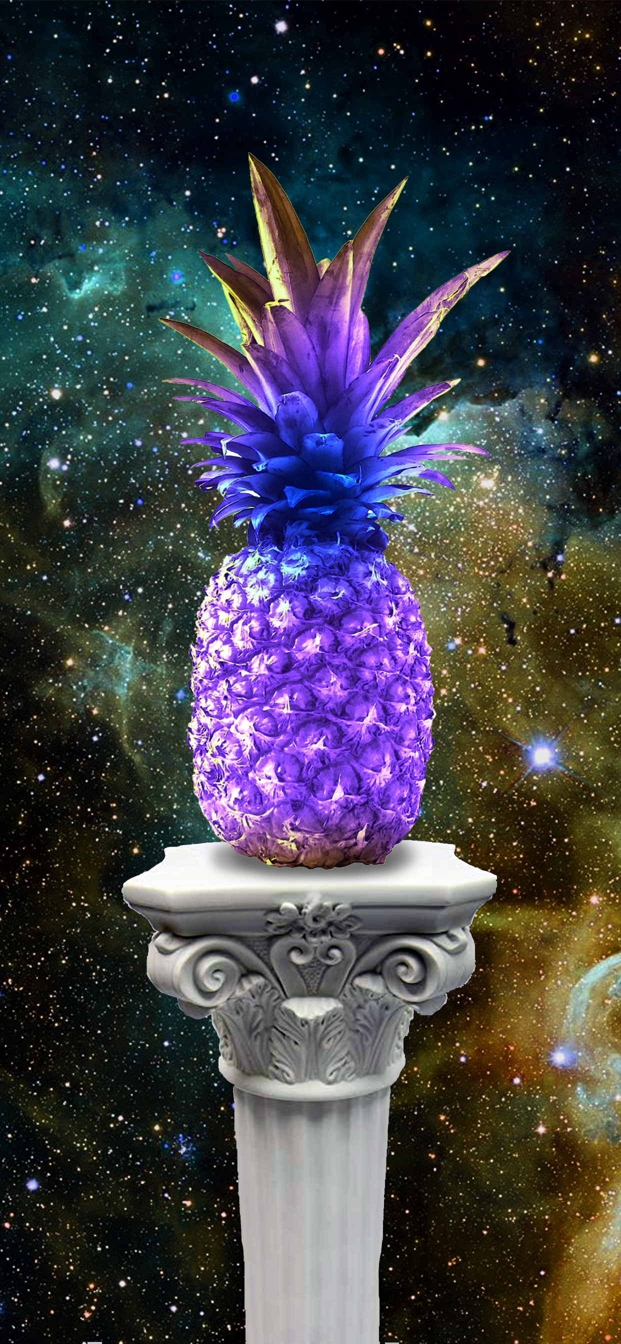 Galaxy Pineapple Wallpapers