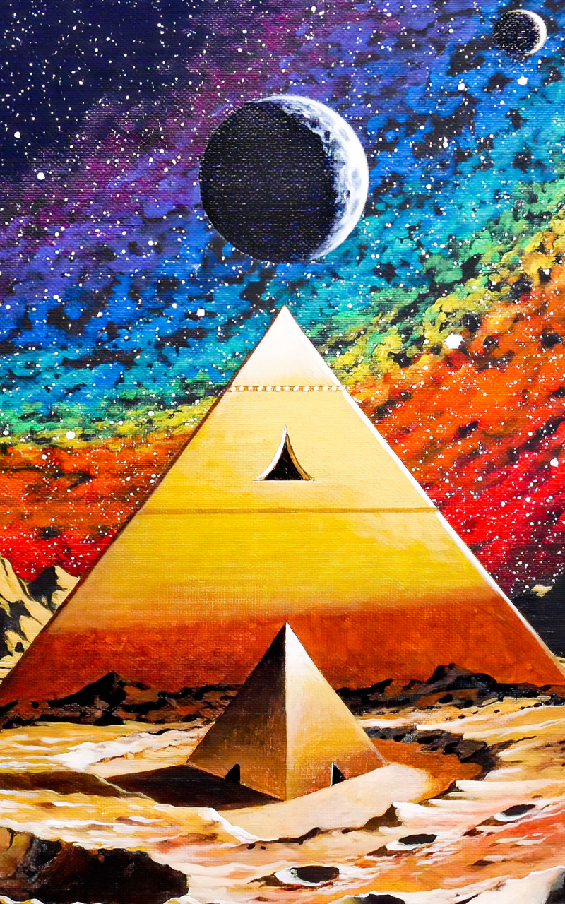 Galaxy Pyramid Wallpapers