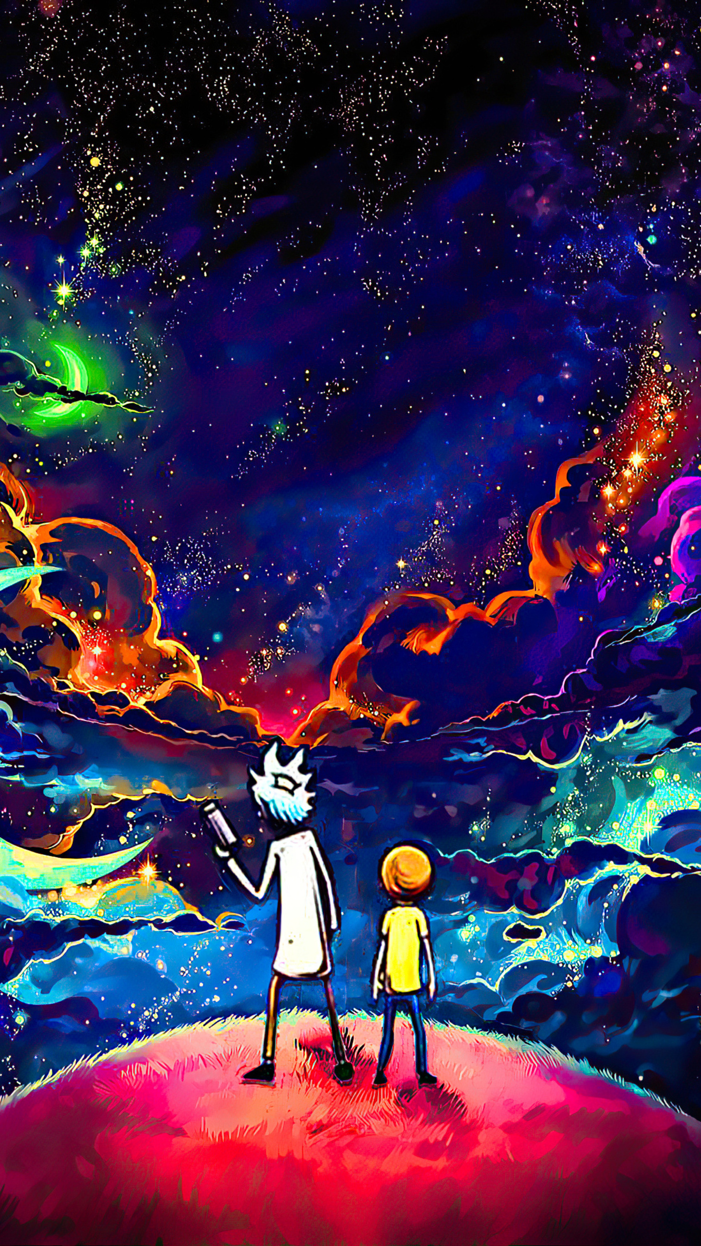 Galaxy Rick And Morty Wallpapers