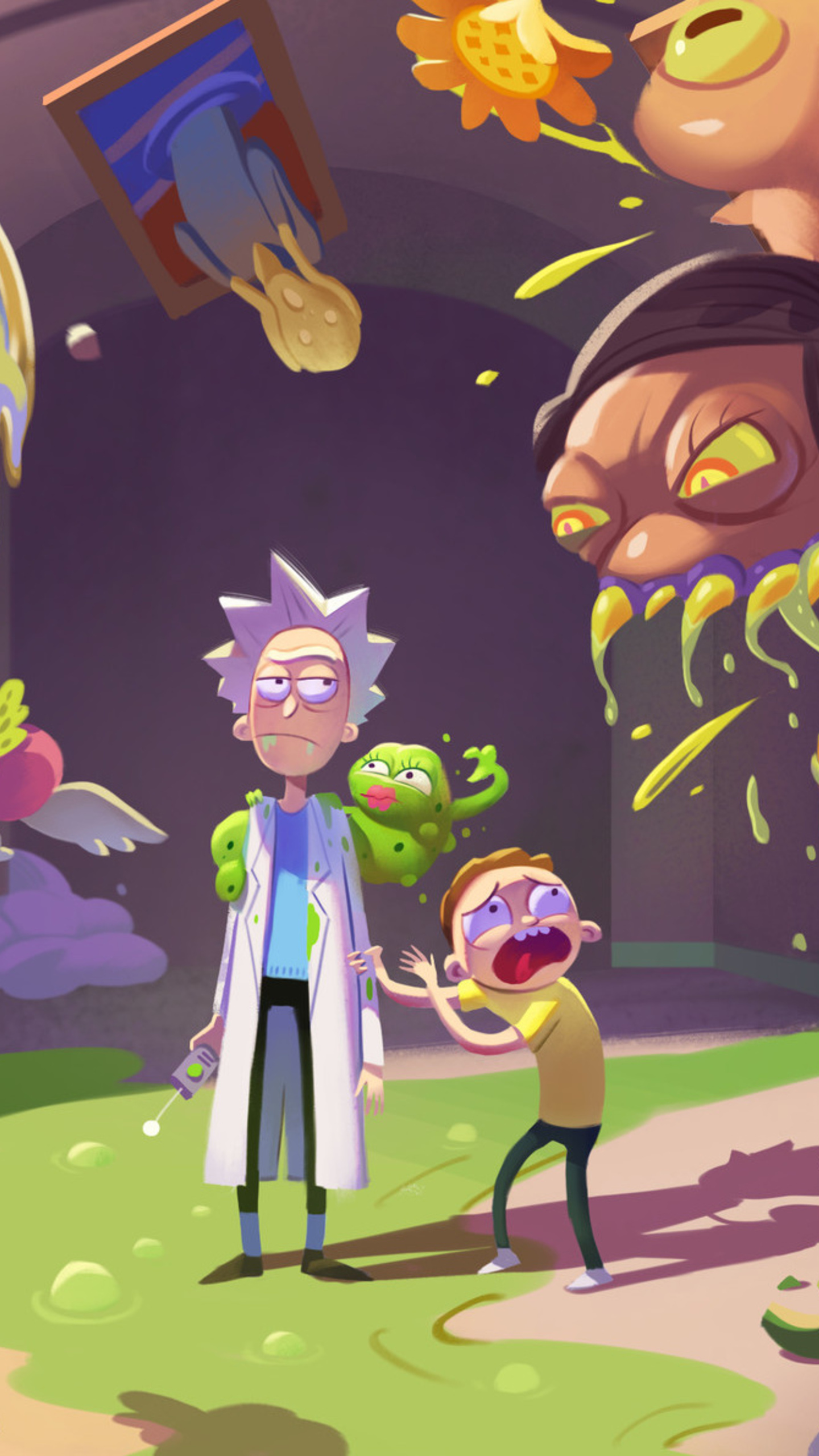 Galaxy Rick And Morty Wallpapers