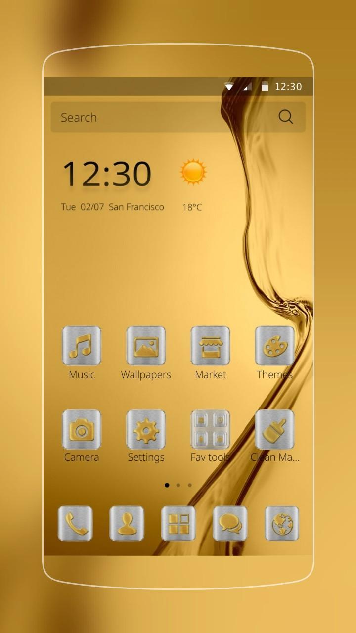 Galaxy S6 Gold Wallpapers