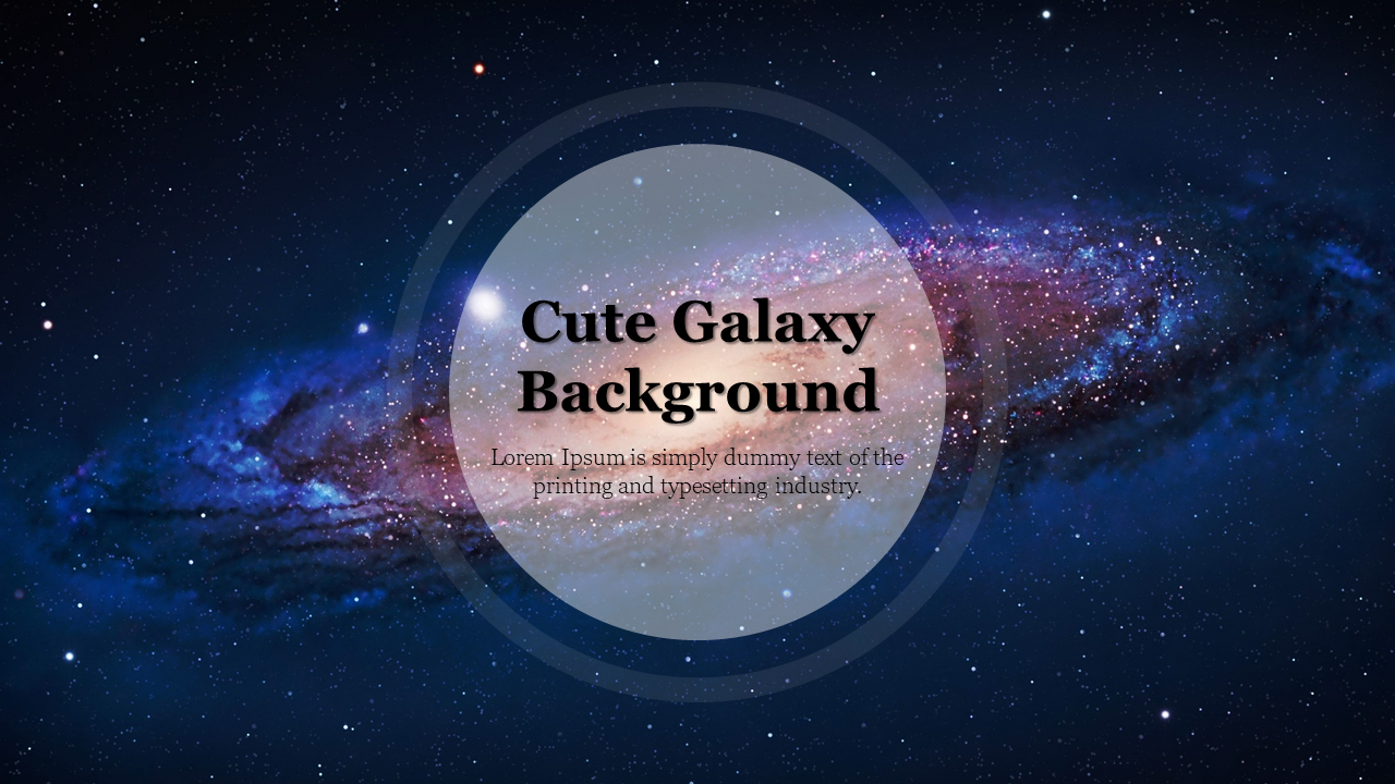 Galaxy Theme Background