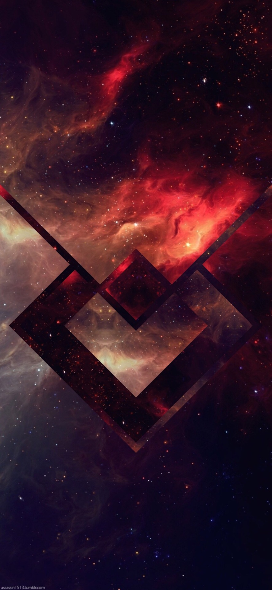 Galaxy Tumblr Triangle Wallpapers