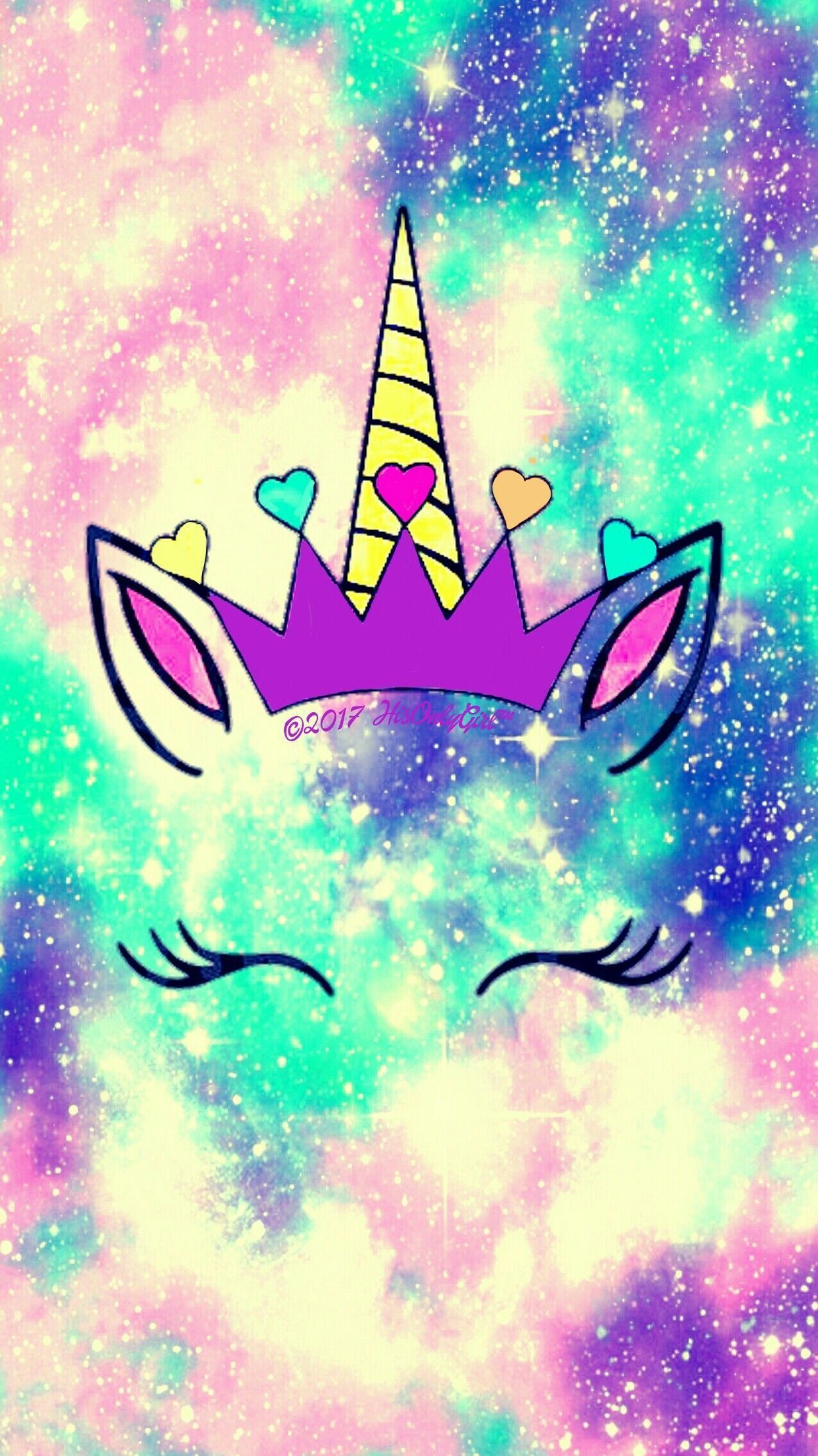 Galaxy Unicorn Background