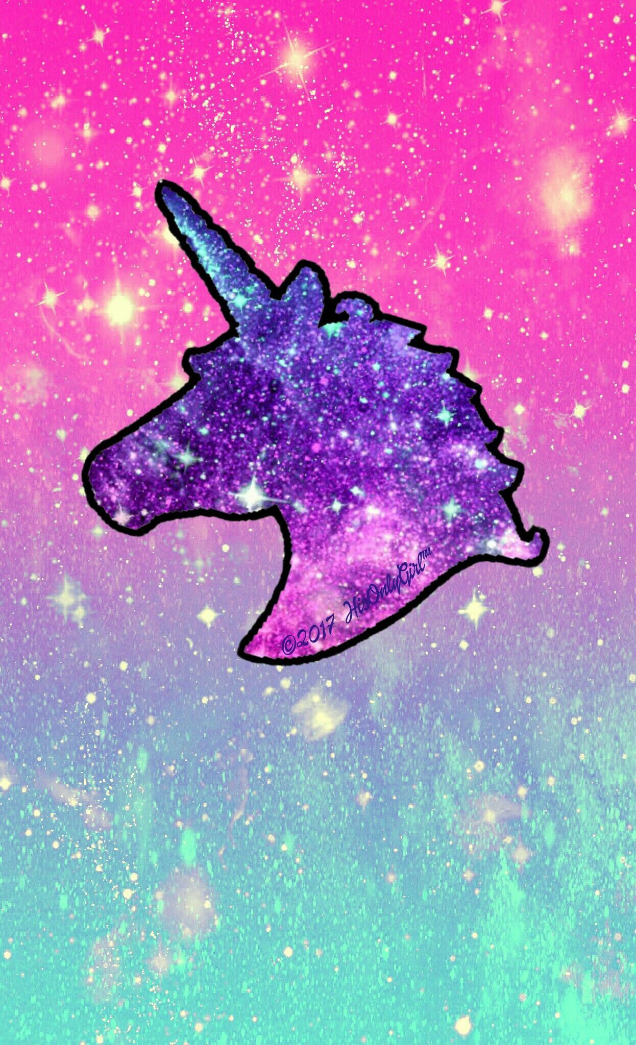 Galaxy Unicorn Background